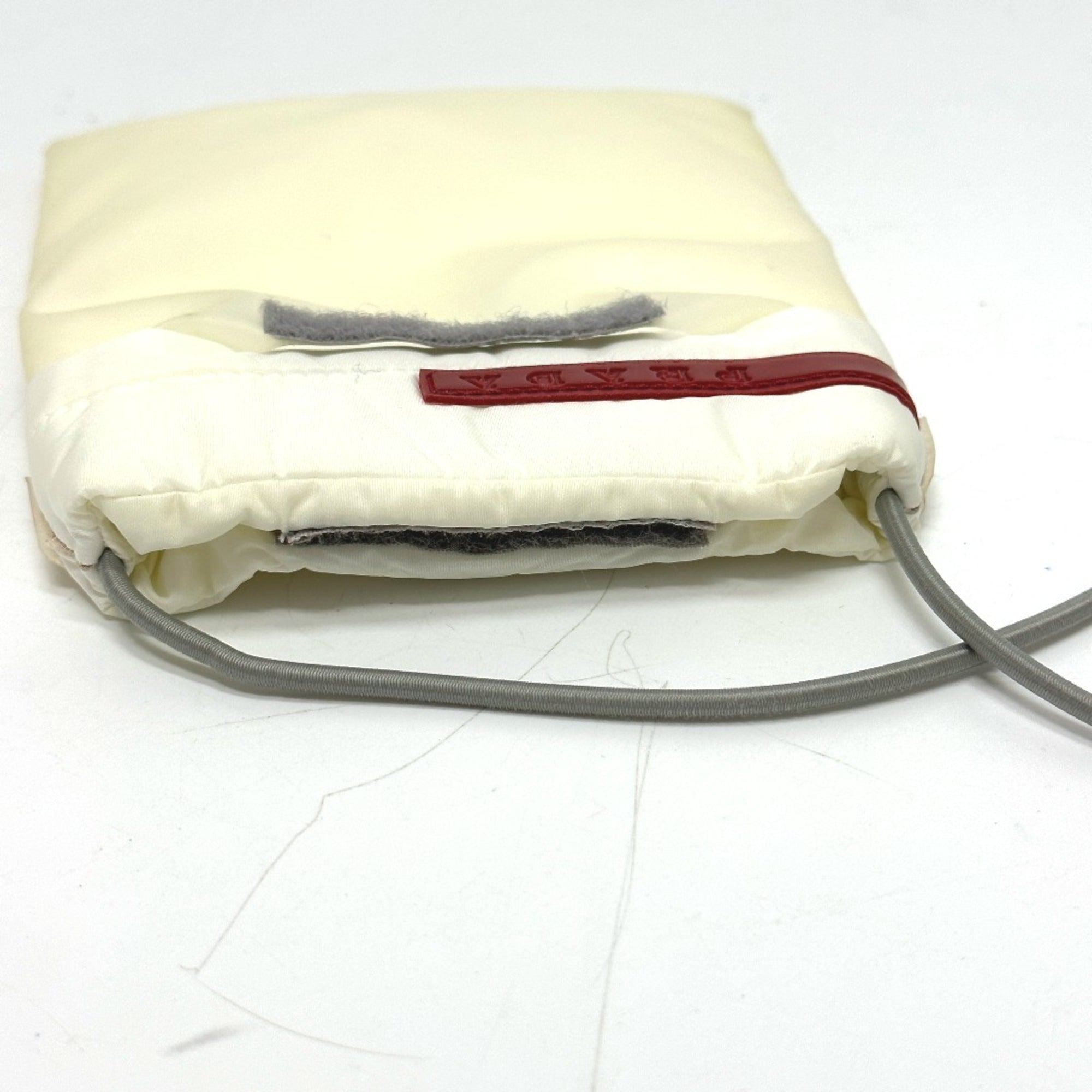 Prada White Cloth Shoulder Bag (Pre-Owned)