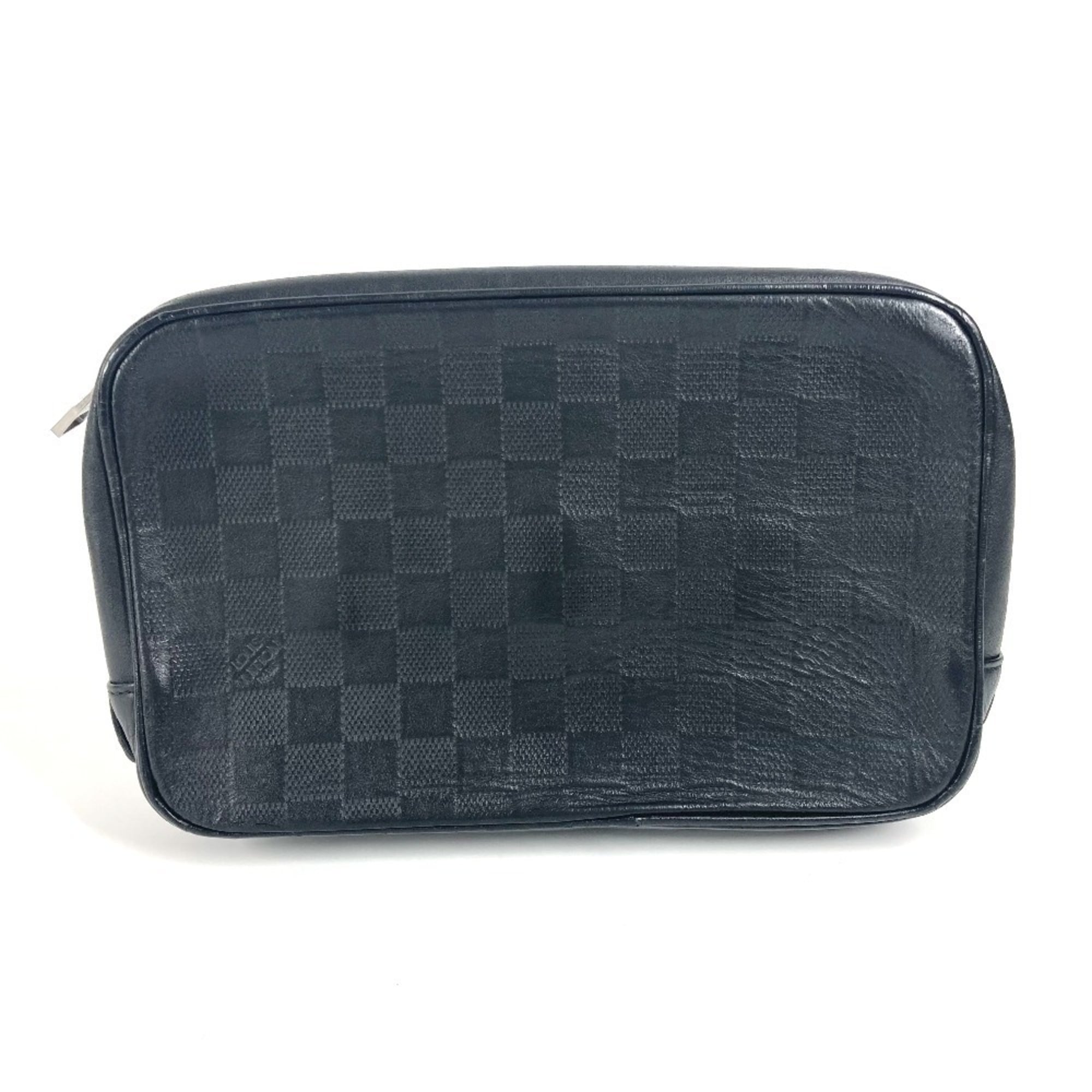 Louis Vuitton Damier Infini Black Onyx Damier Infini Clutch Bag (Pre-Owned)