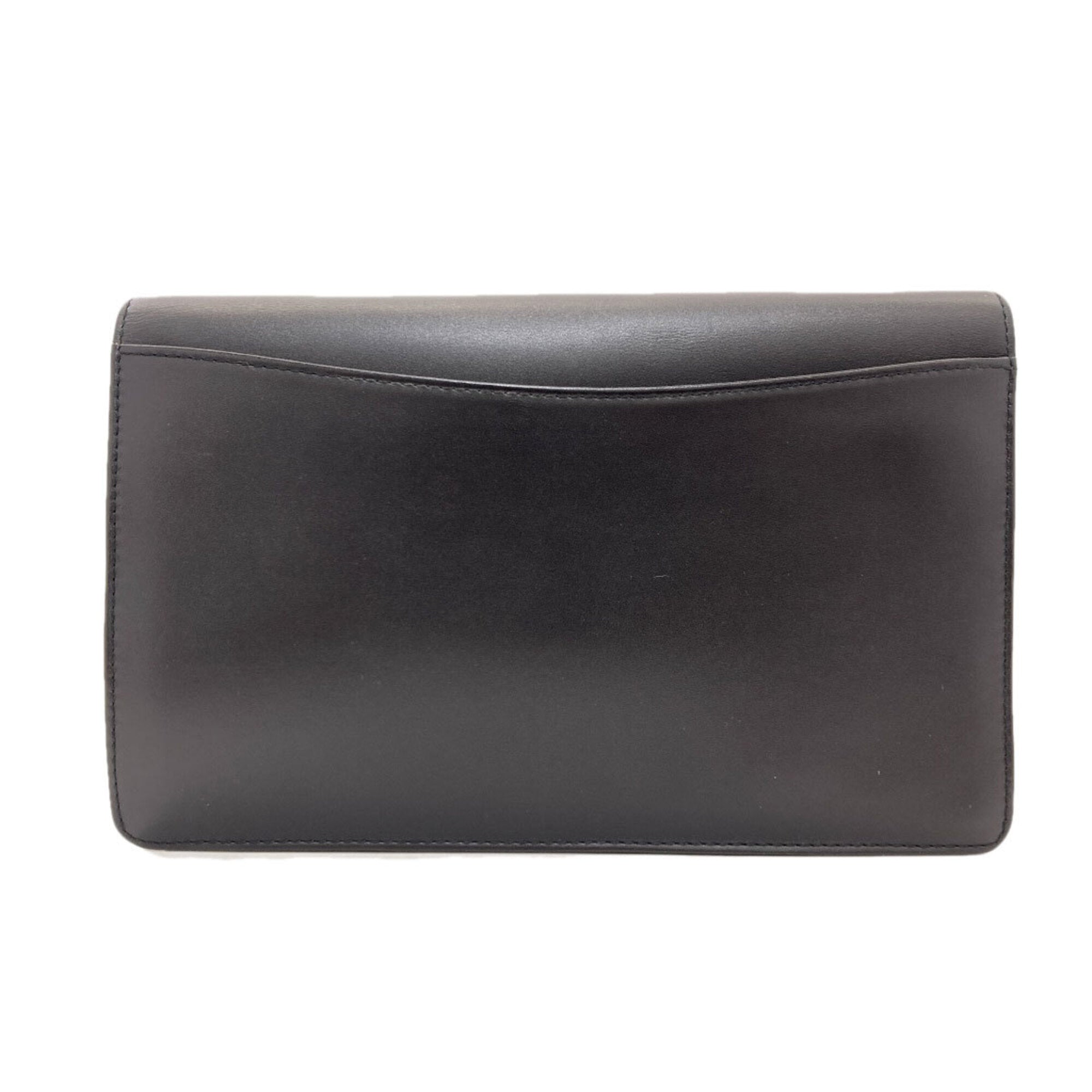 Dunhill Black Leather Clutch Bag (Pre-Owned)