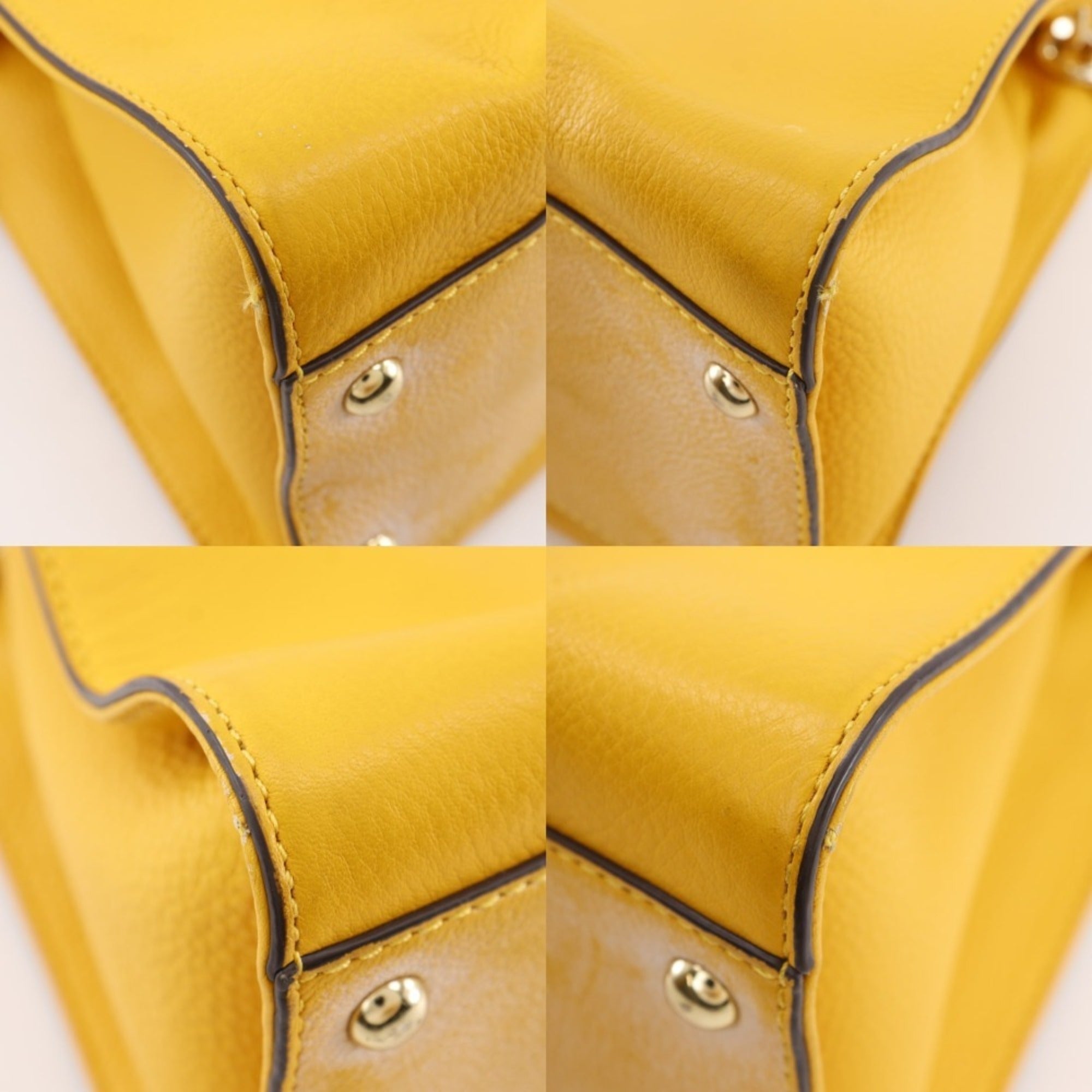 Michael Kors Yellow Leather Handbag (Pre-Owned)