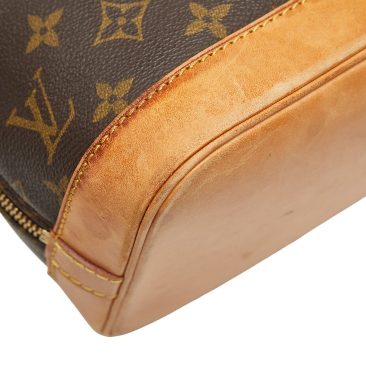Louis Vuitton Brown Pvc Leather Handbag (Pre-Owned)