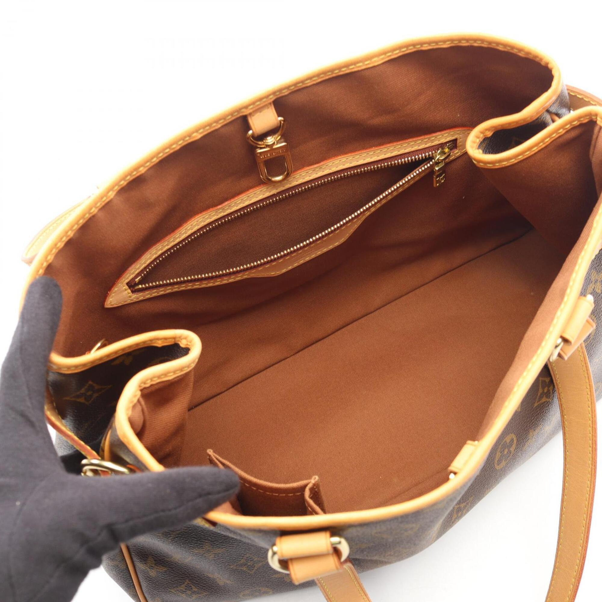 Louis Vuitton Brown Monogram Monogram Leather Handbag Shoulder Bag (Pre-Owned)