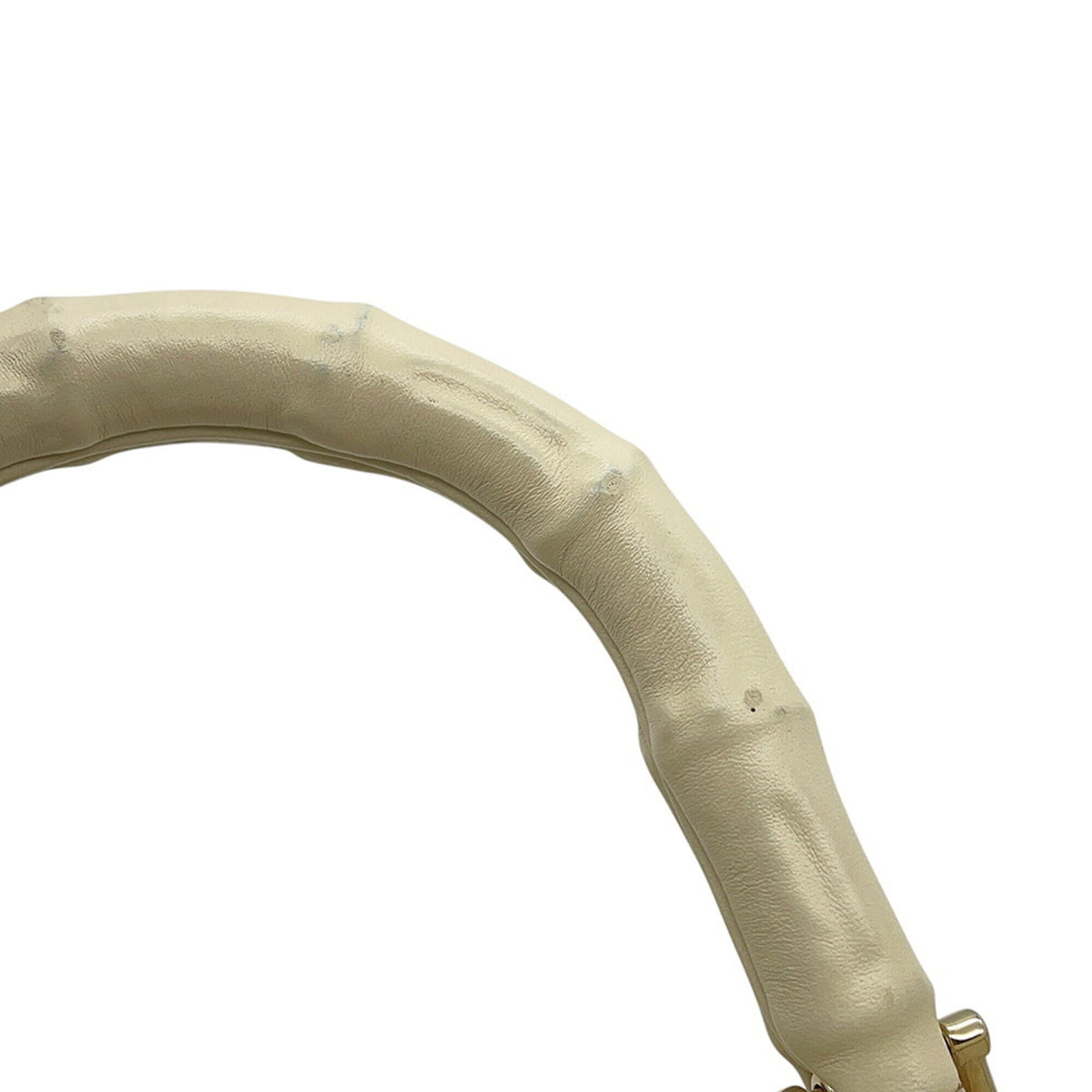 Gucci Ivory Leather Handbag Shoulder Bag (Pre-Owned)