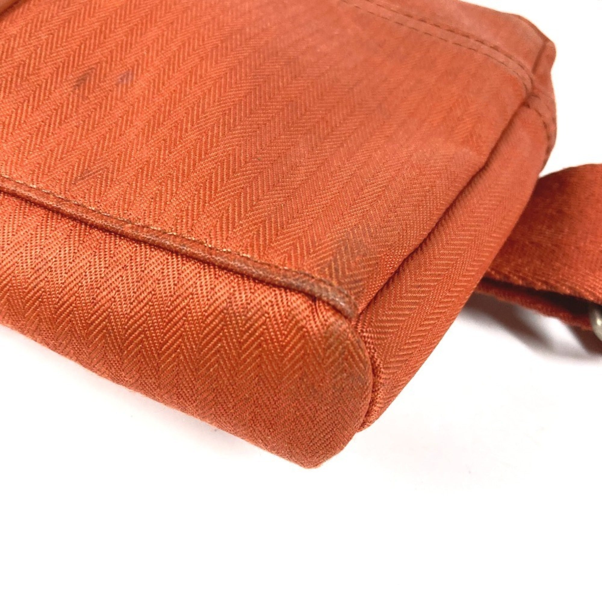 Hermes Acapulco Orange Polyamide Cotton Fanny Pack Shoulder Bag (Pre-Owned)