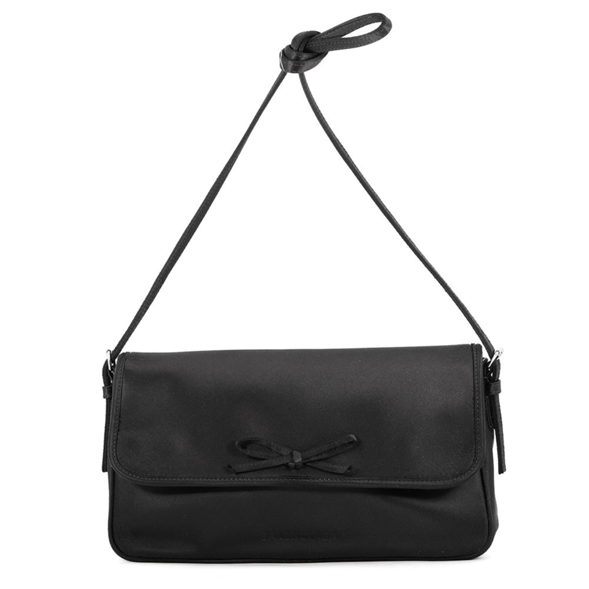 Balenciaga Black Bow Handbag Pochette (Pre-Owned)