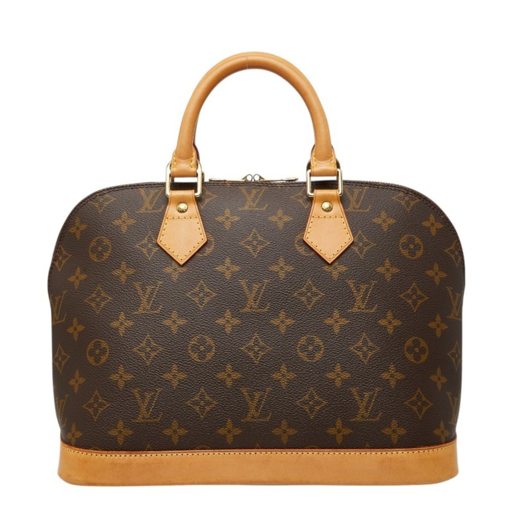Louis Vuitton Monogram Brown Pvc Leather Handbag (Pre-Owned)