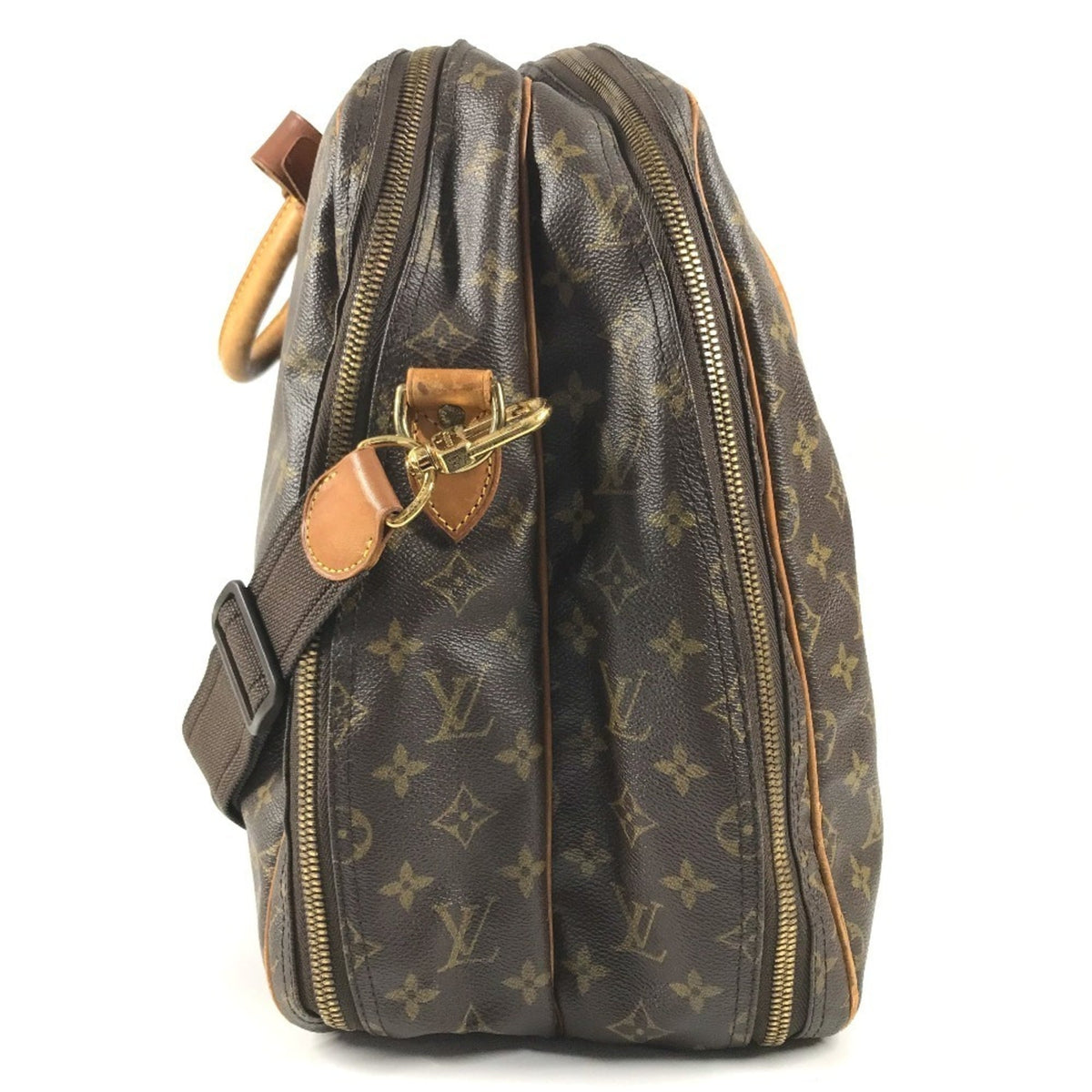 Louis Vuitton Brown Monogram Boston Bag Handbag Shoulder Bag (Pre-Owned)