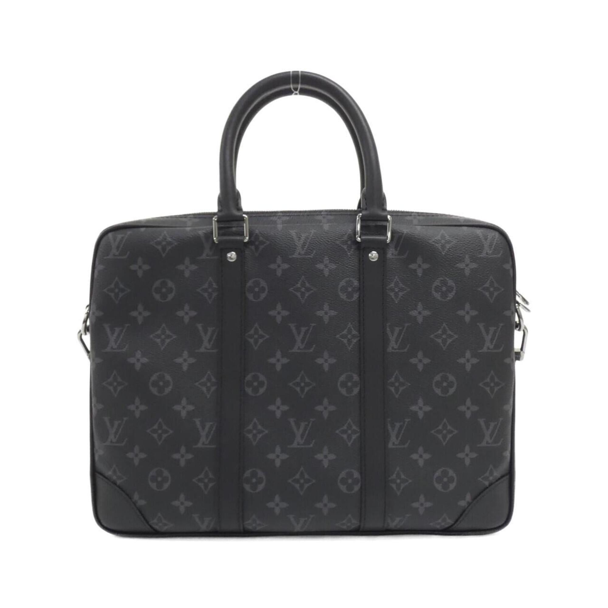 Louis Vuitton Black Coated Canvas Handbag (Pre-Owned)