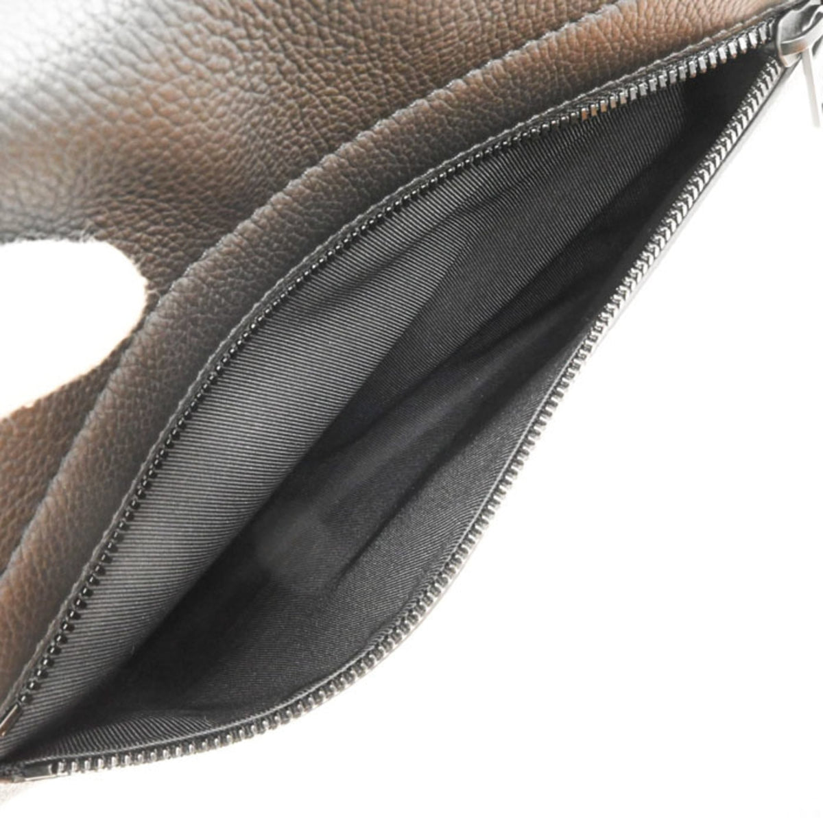 Louis Vuitton Black Leather Messenger Bag (Pre-Owned)