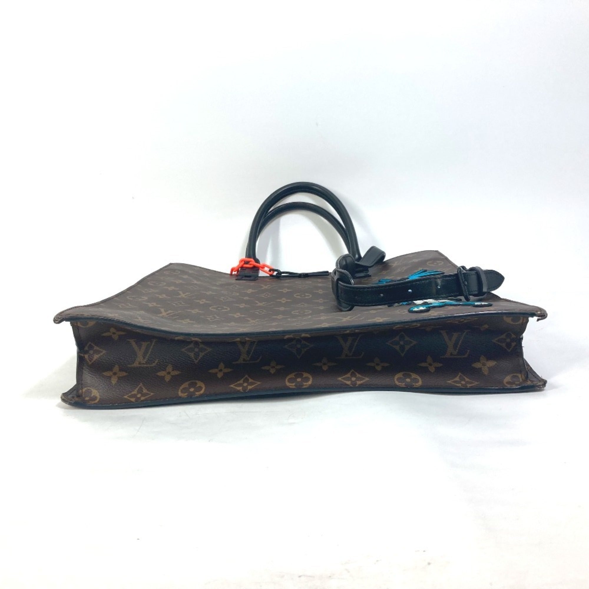 Louis Vuitton Brown Galle Monogram Monogram Shoulder Bag Tote Bag (Pre-Owned)
