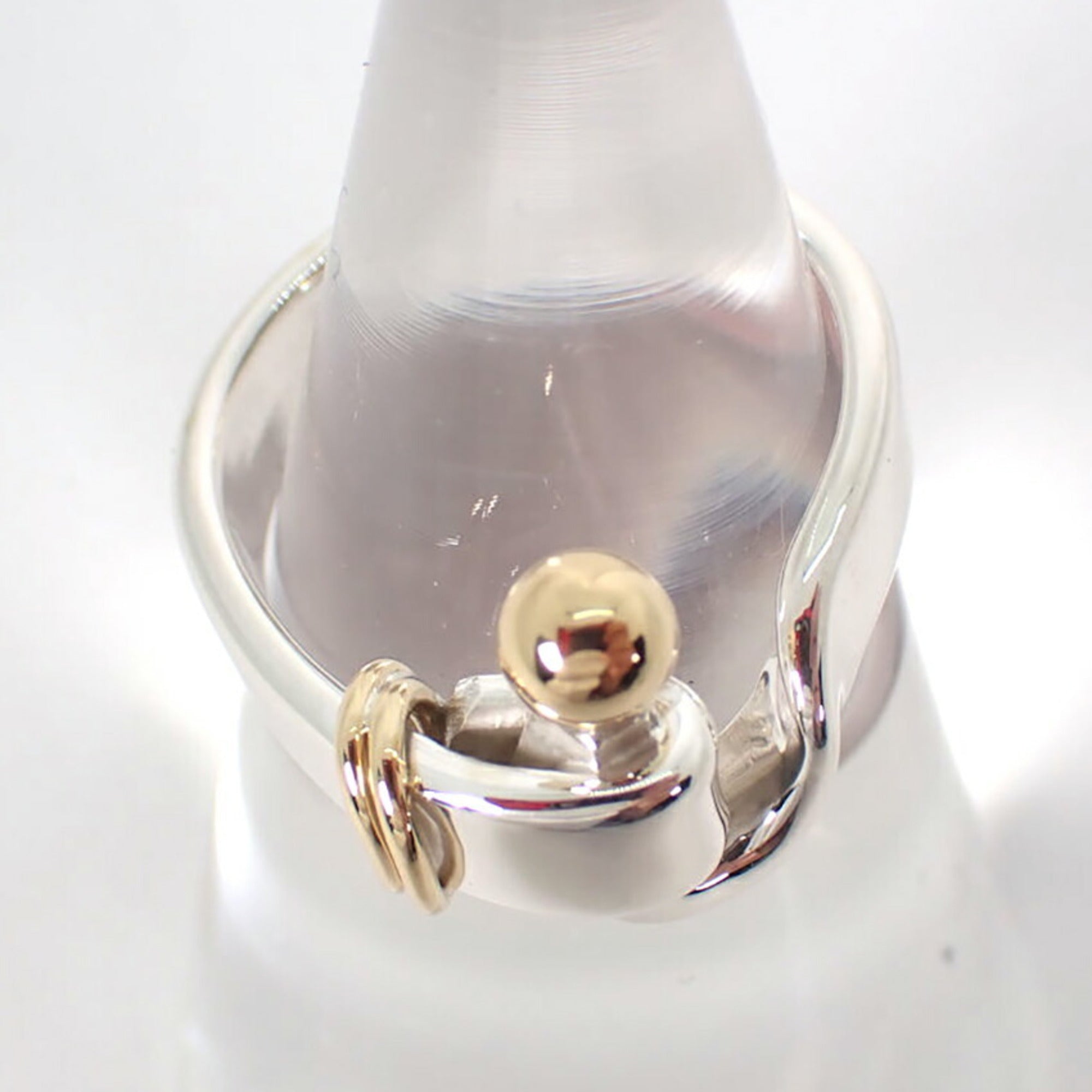 Tiffany Yellow Gold (18K) Sterling Silver 925 Band Ring (Pre-Owned)