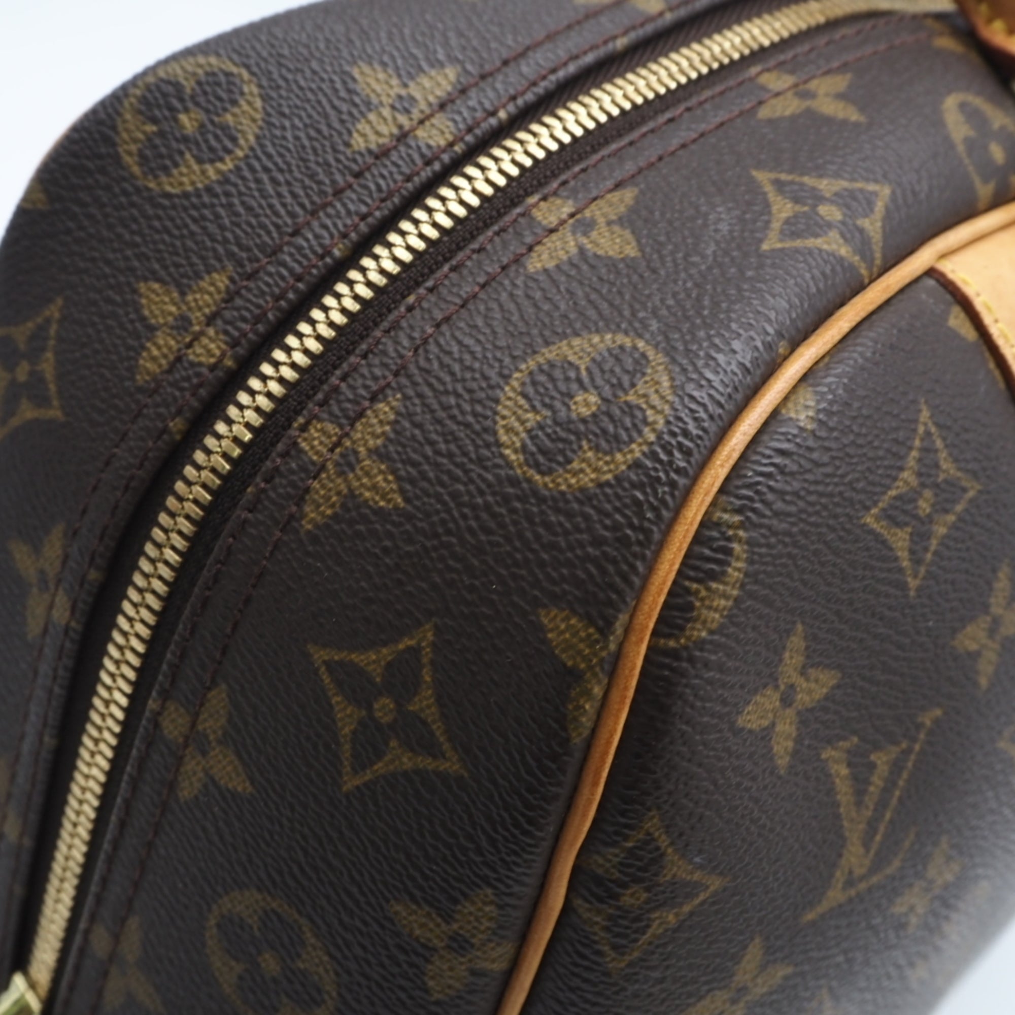 Louis Vuitton Monogram Beige Brown Monogram Handbag (Pre-Owned)