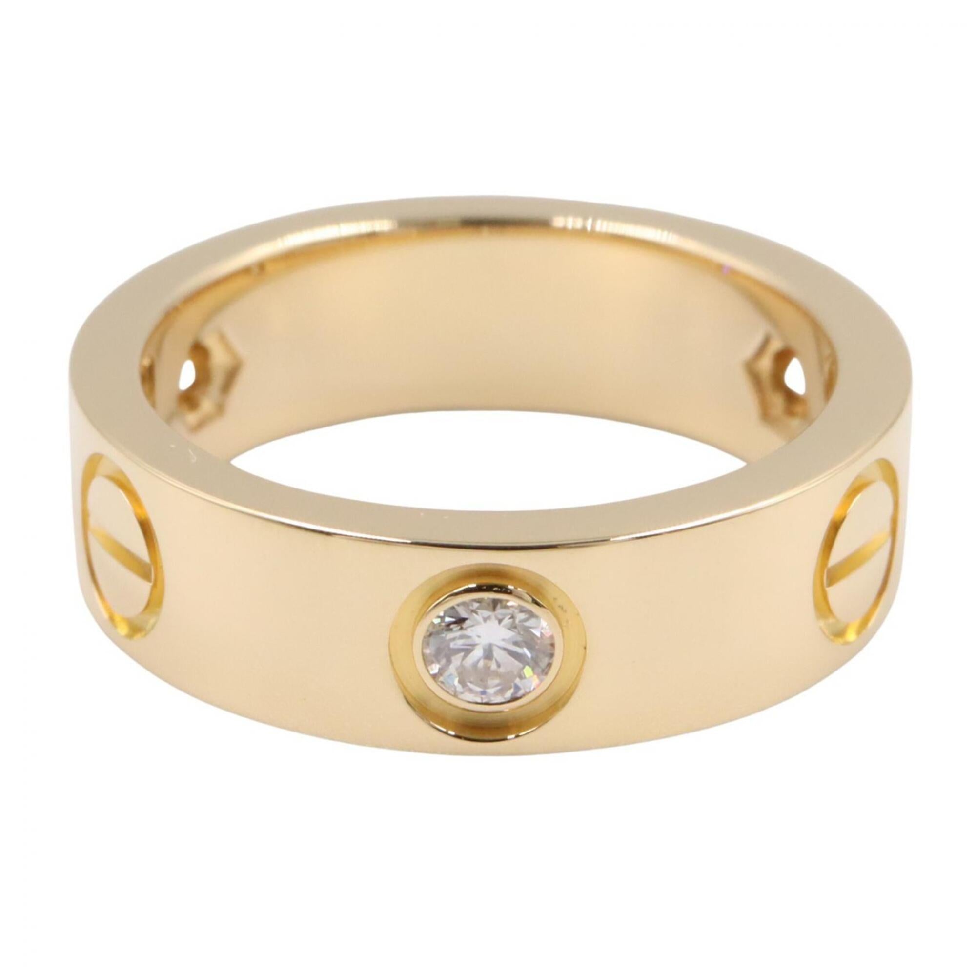 Cartier Gold Clear Yellow Gold (18K) Band Ring (Pre-Owned)
