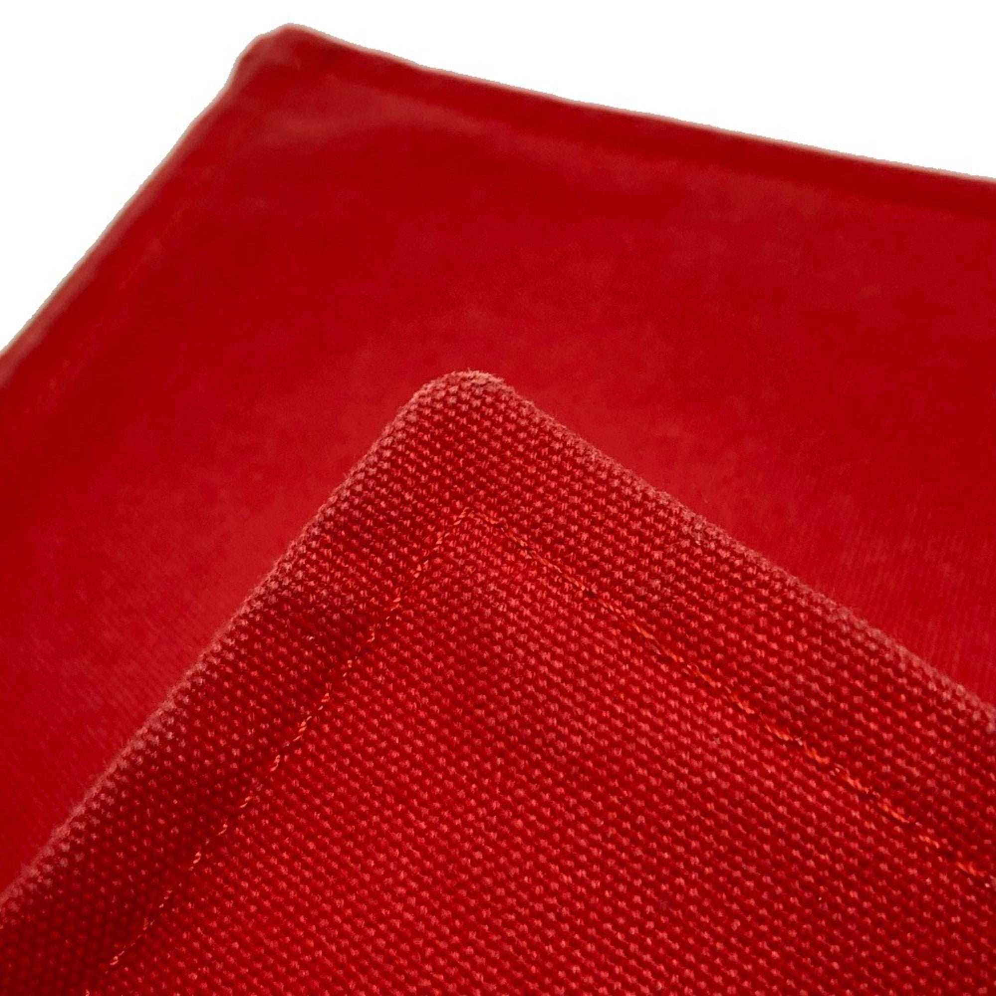Hermes Red Color Cotton Pouch (Pre-Owned)
