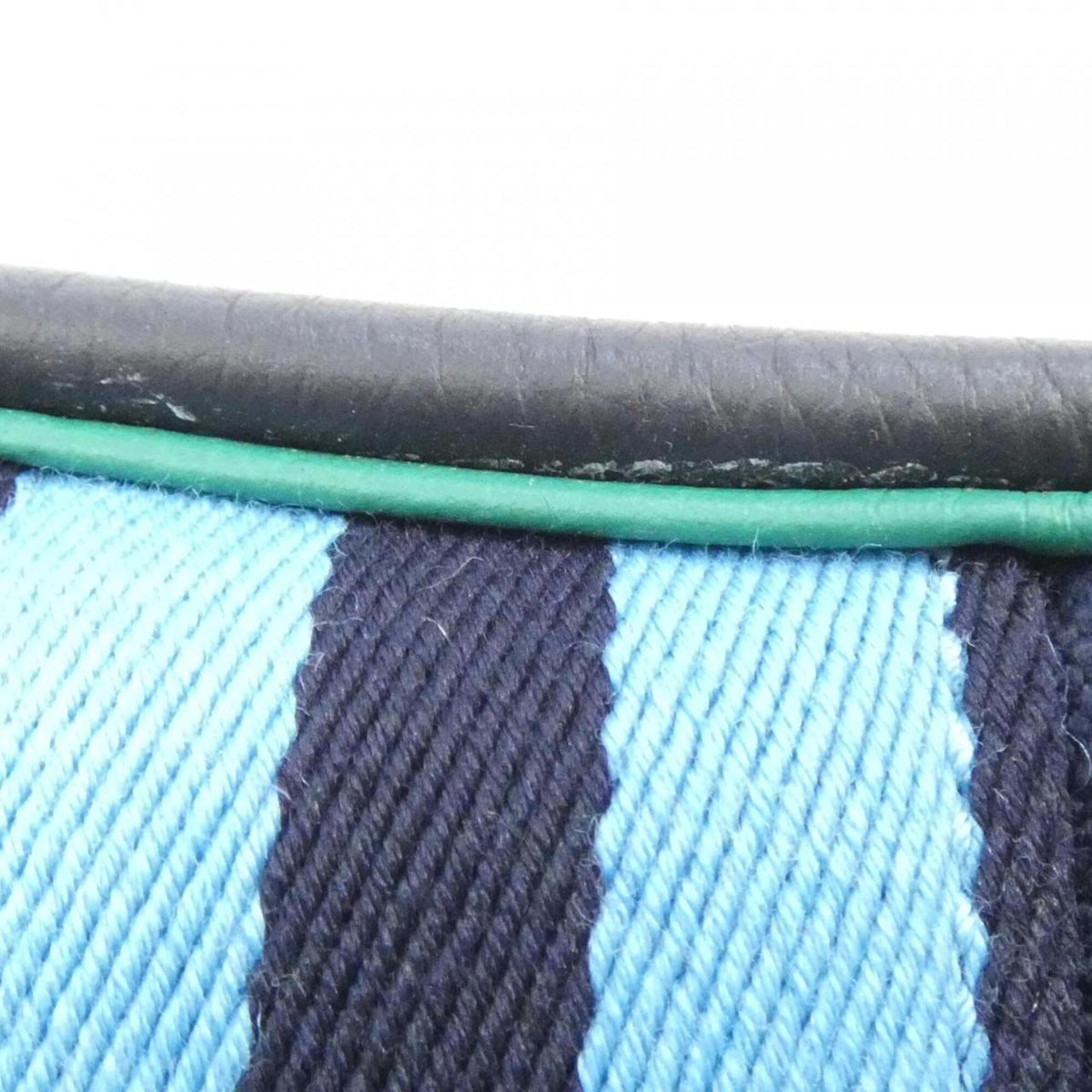Hermes Black Blue Vert Leather Handbag (Pre-Owned)