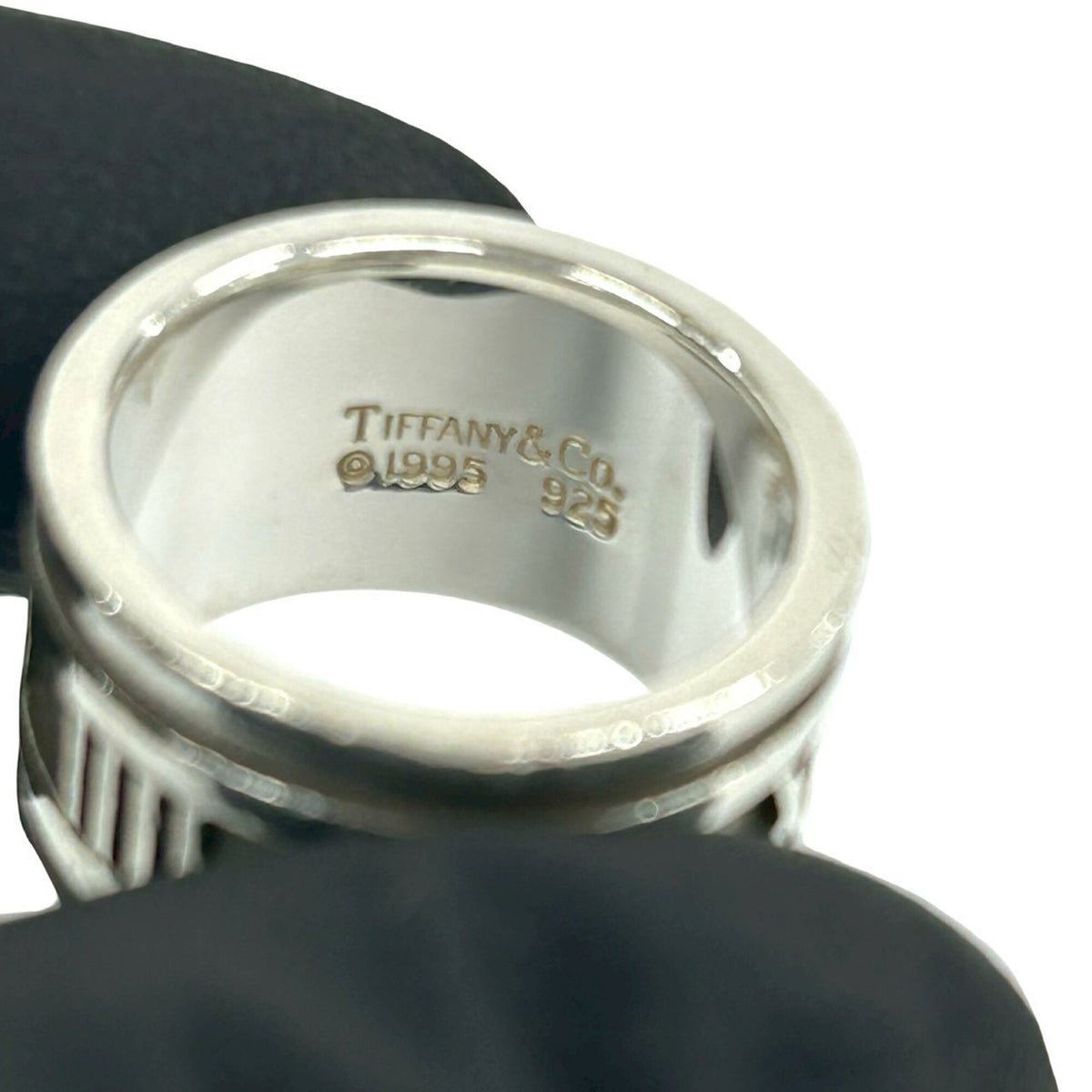 Tiffany Silver Silver 925 Band Ring (Pre-Owned)