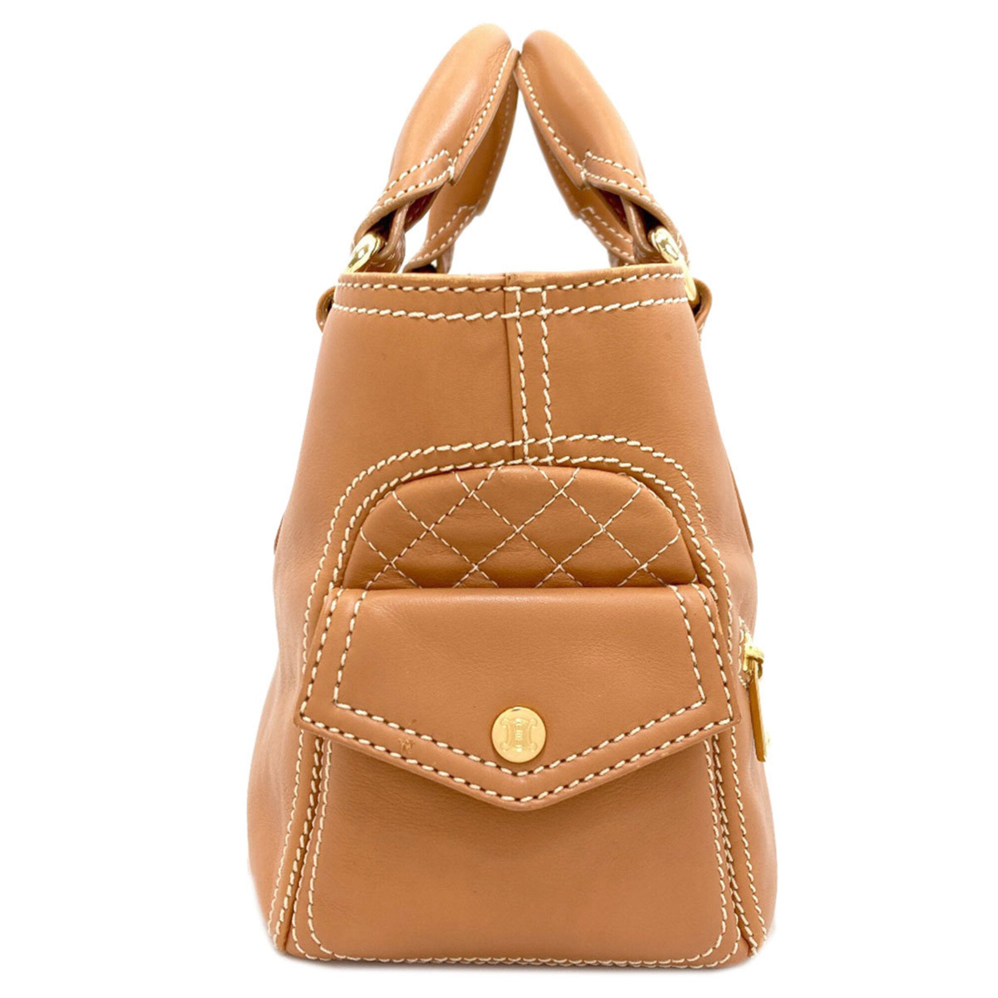 Celine Brown Leather Handbag (Pre-Owned)
