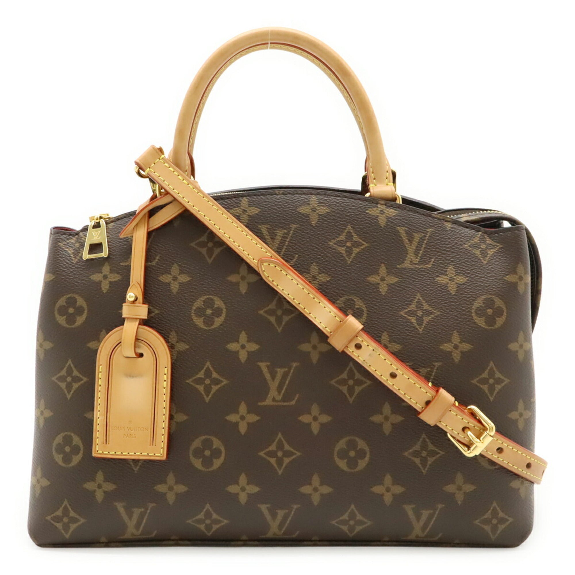 Louis Vuitton Brown Monogram Monogram Canvas Pvc Coated Canvas Handbag Shoulder Bag (Pre-Owned)