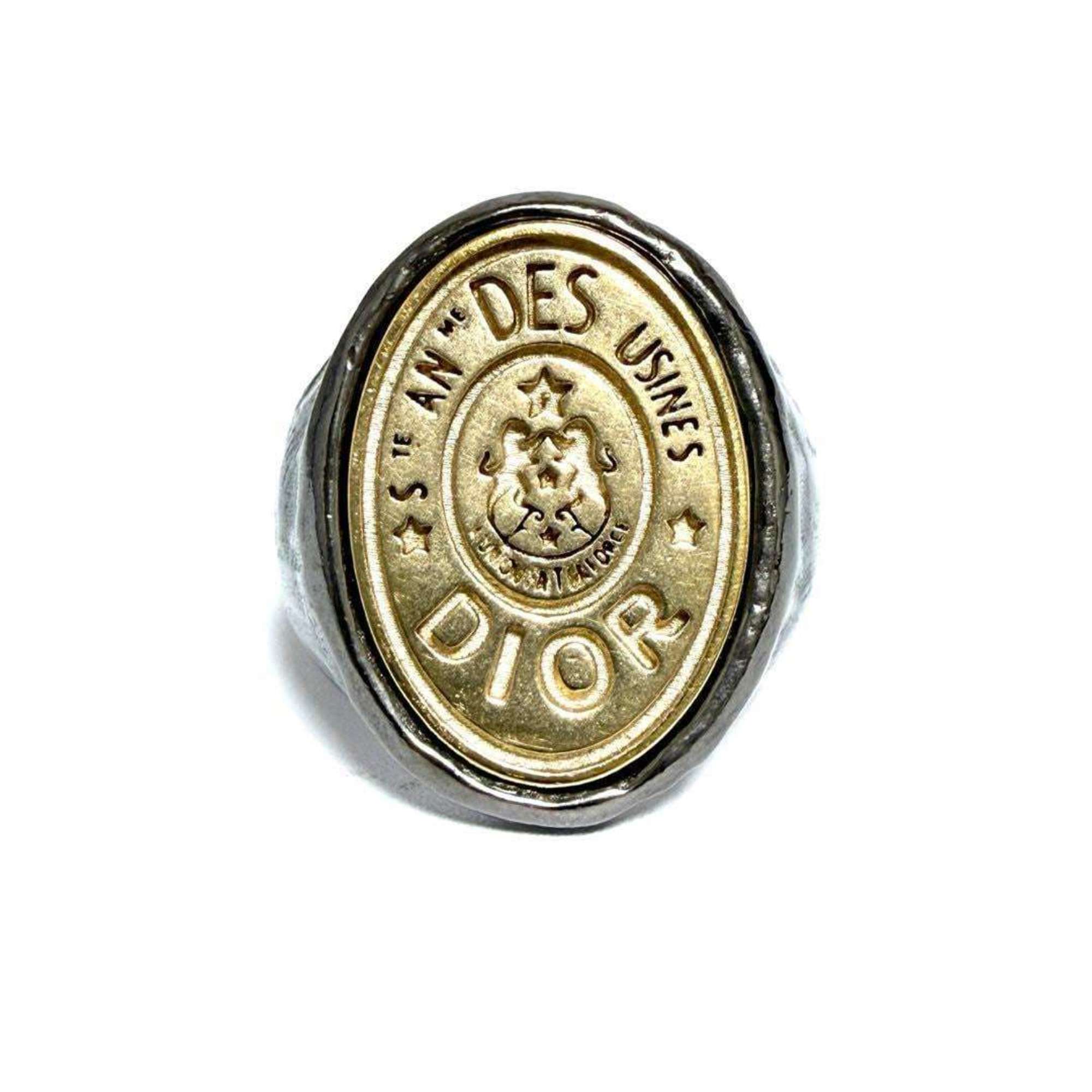 Christian Dior Metal Band Ring (Pre-Owned)