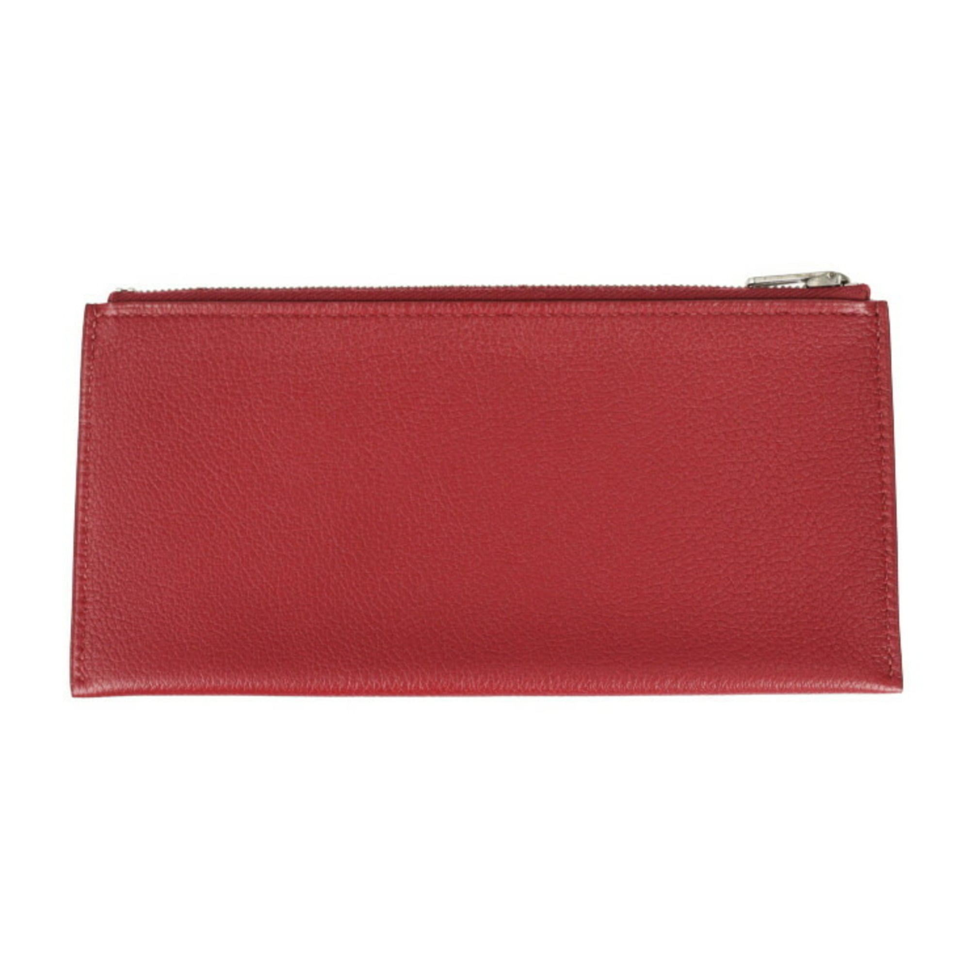 Hermes Red Color Rouge Grenat Wallet (Bi-Fold) (Pre-Owned)