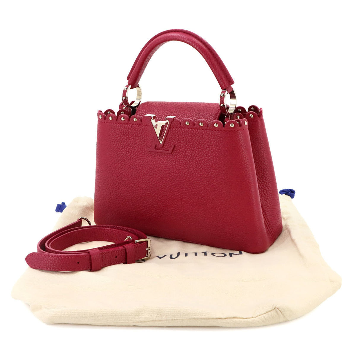 Louis Vuitton Wine Leather Handbag (Pre-Owned)