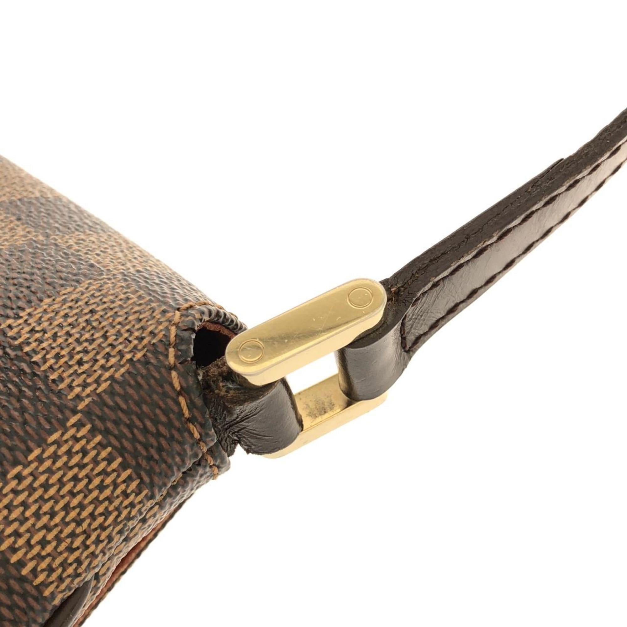 Louis Vuitton Ebene Coated Canvas Shoulder Bag (Pre-Owned)