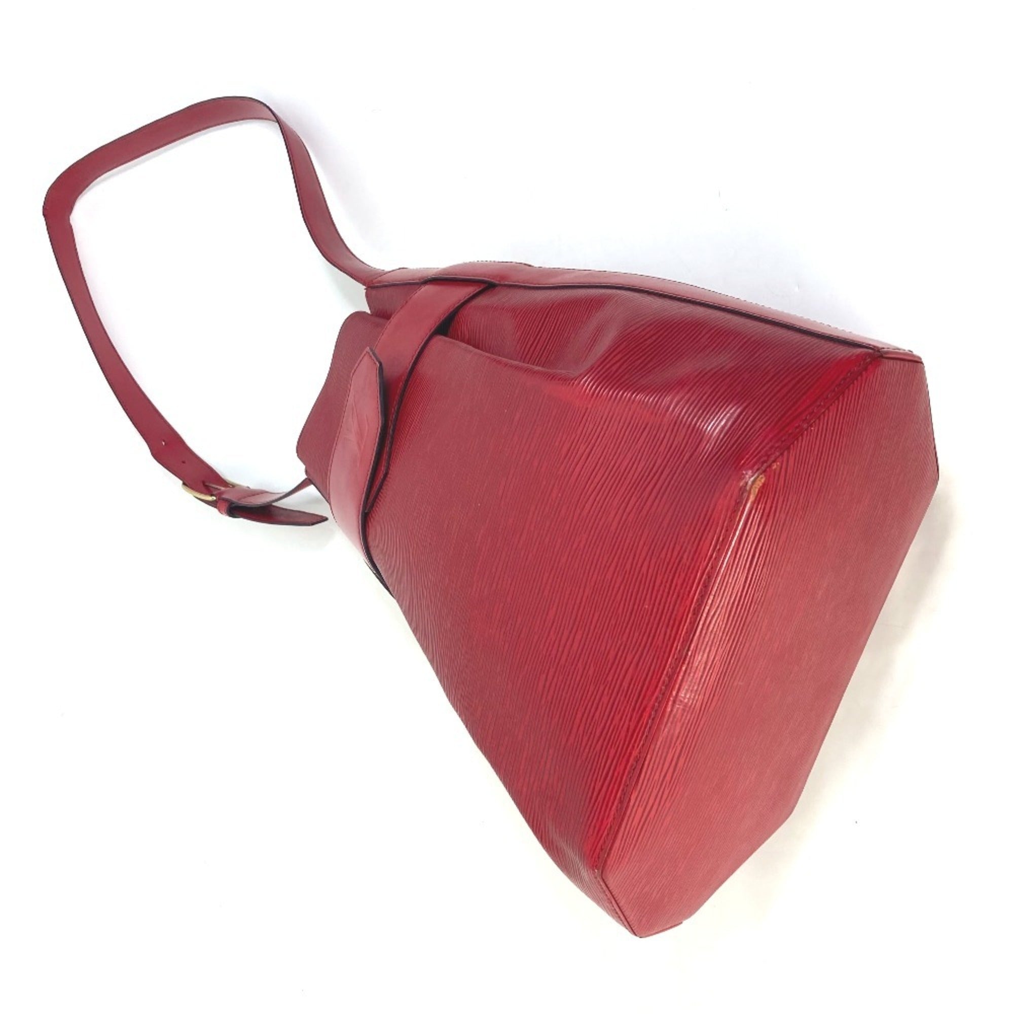 Louis Vuitton Epi Castilian Red Red Color Epi Leather Shoulder Bag (Pre-Owned)