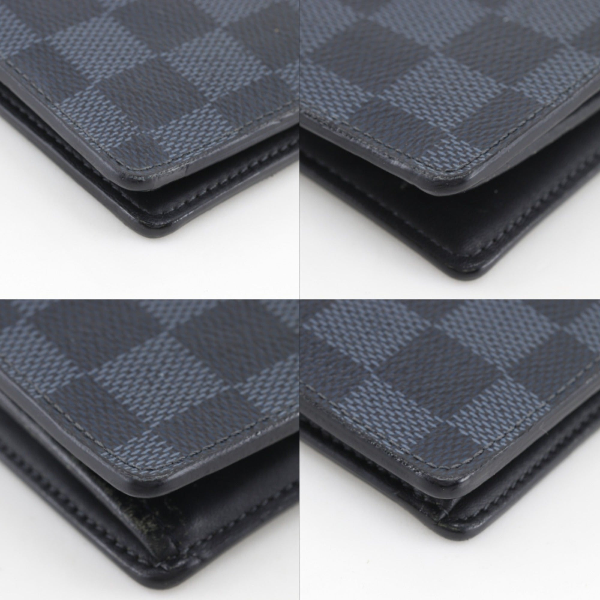 Louis Vuitton Black Damier Graphite Long Wallet (Bi-Fold) (Pre-Owned)
