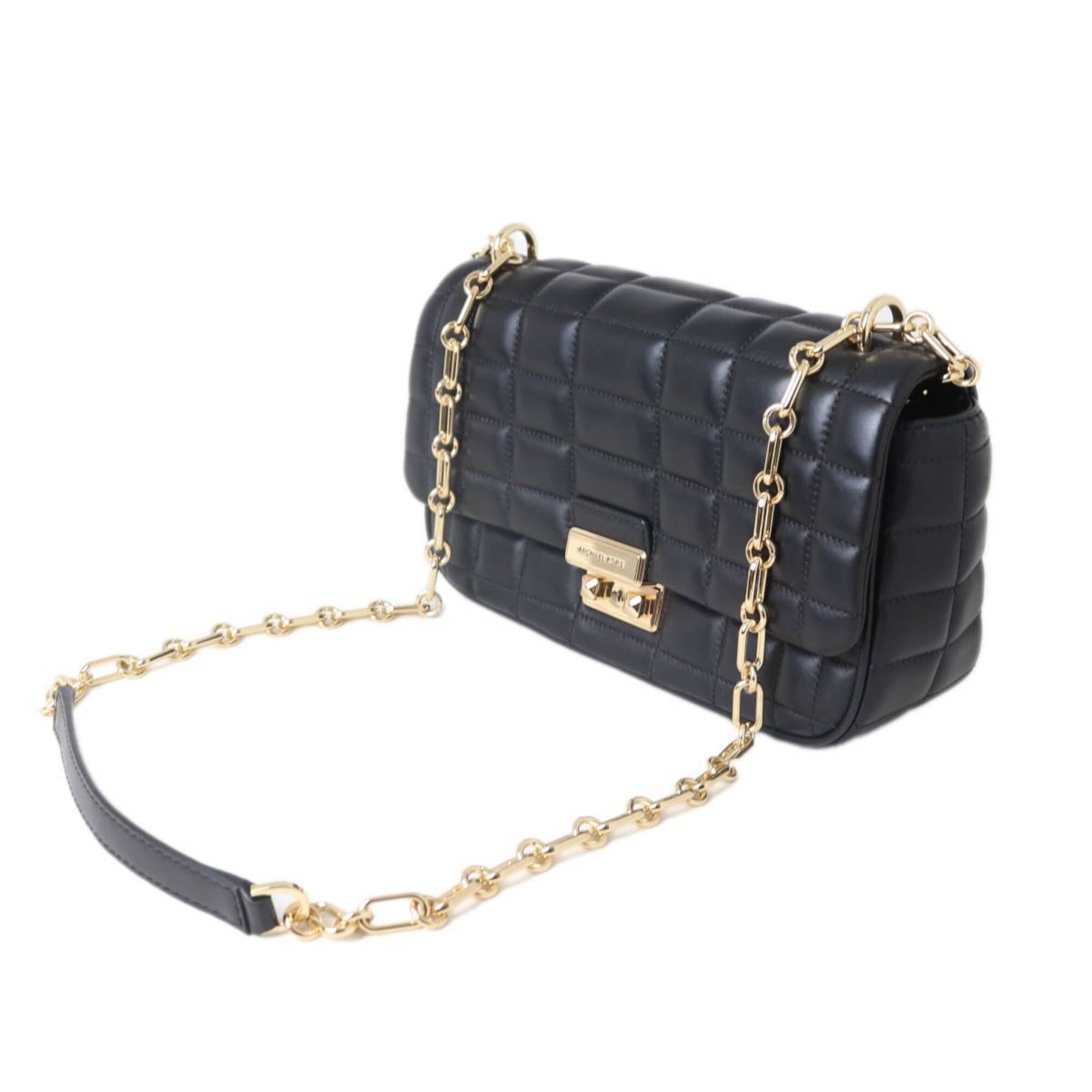 Michael Kors Black Leather Shoulder Bag (Pre-Owned)