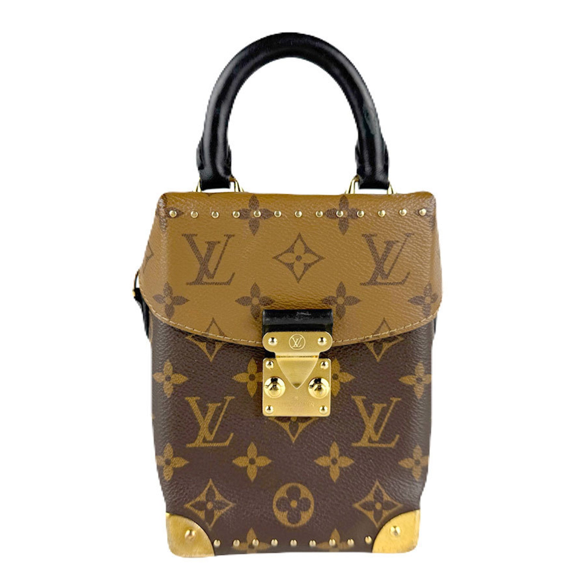 Louis Vuitton Brown Monogram Reverse Shoulder Bag (Pre-Owned)