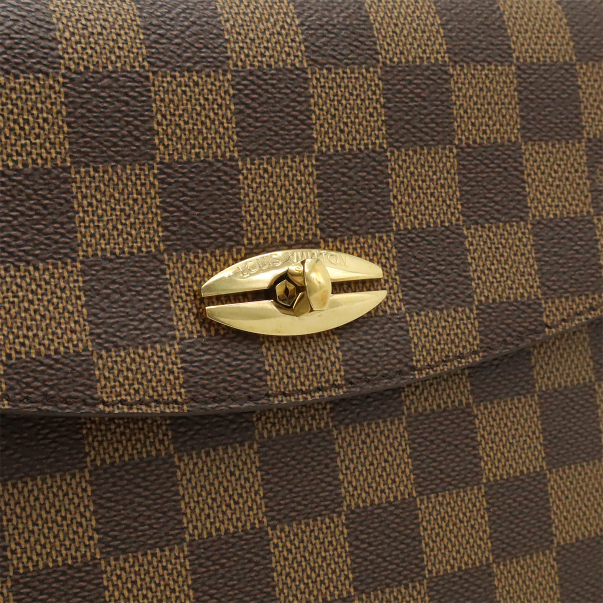Louis Vuitton Brown Pvc Coated Canvas Damier Canvas Handbag (Pre-Owned)