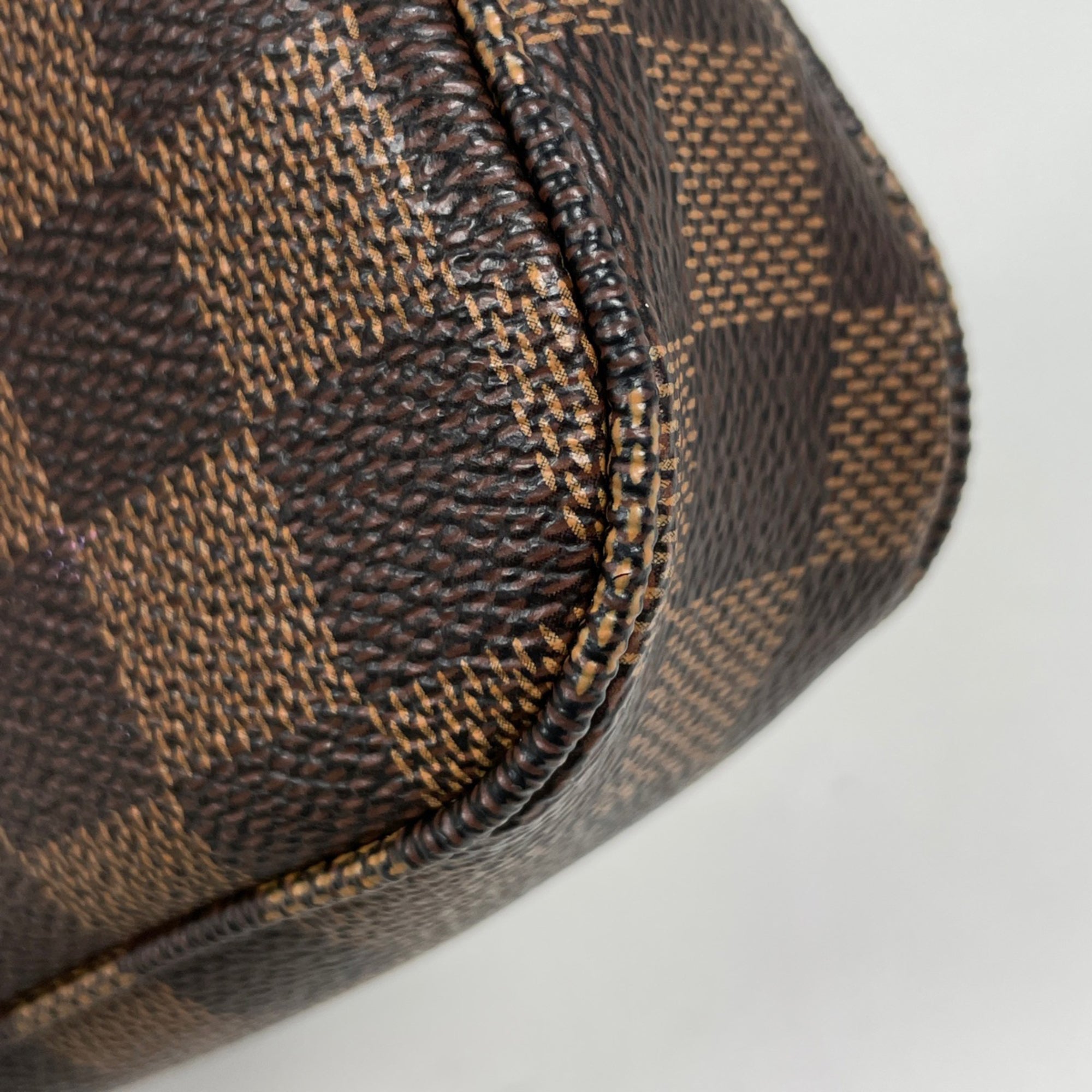 Louis Vuitton Brown Damier Canvas Pochette Pouch (Pre-Owned)