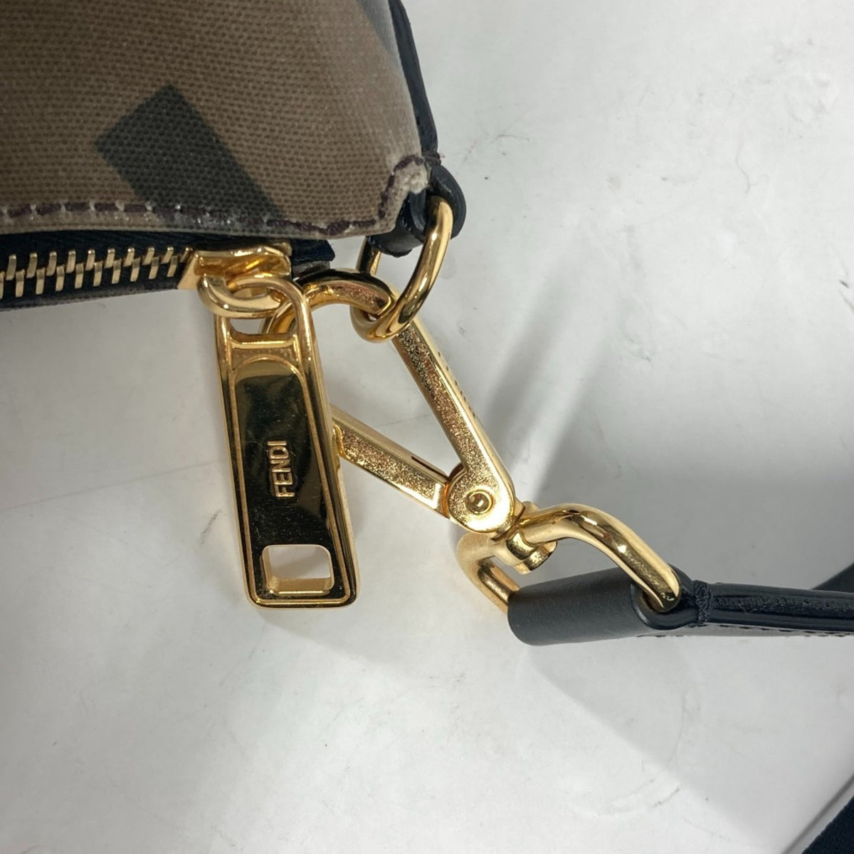 Fendi Brown Multi-Color Pvc Shoulder Bag (Pre-Owned)