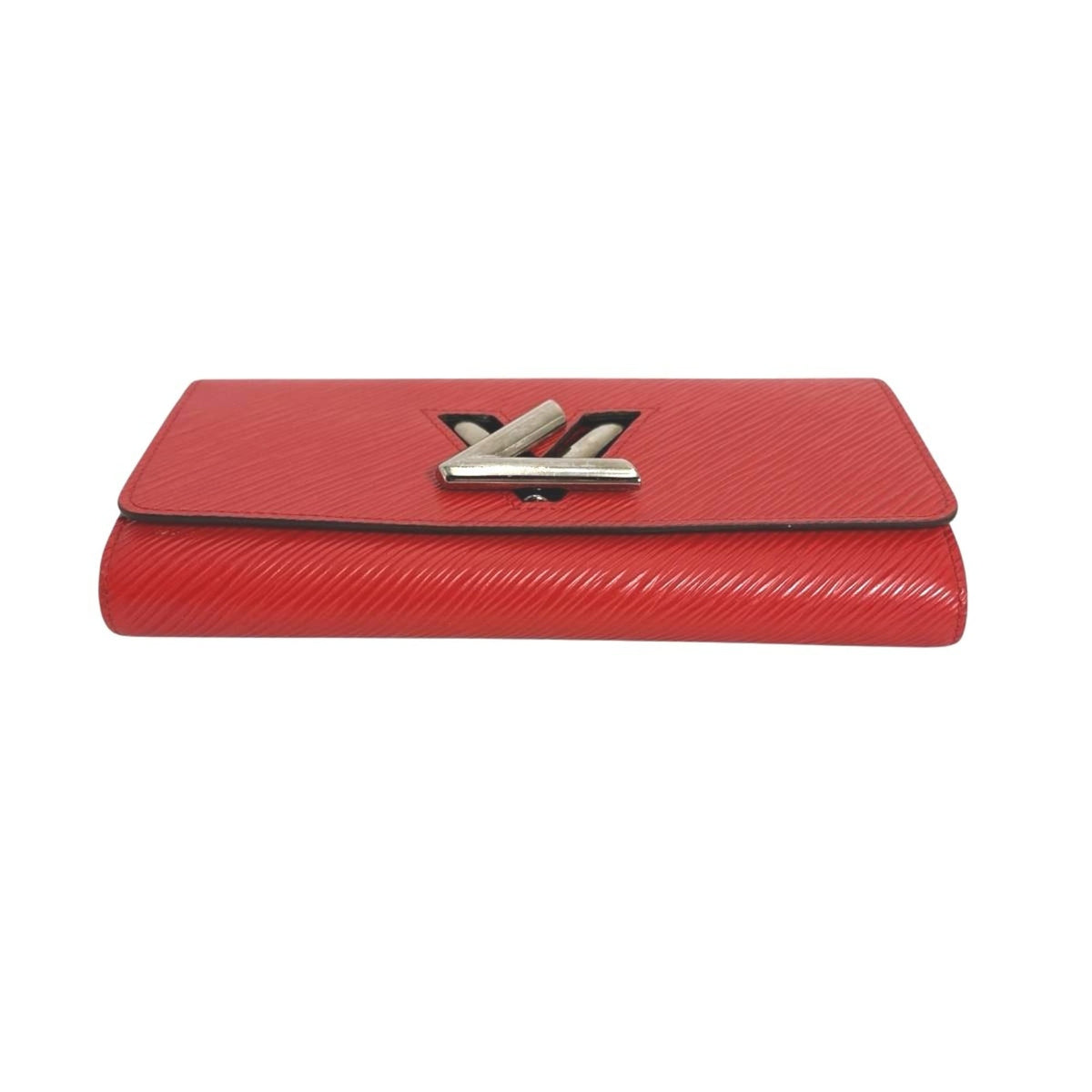 Louis Vuitton Coquelicots Red Color Epi Leather Long Wallet (Tri-Fold) (Pre-Owned)