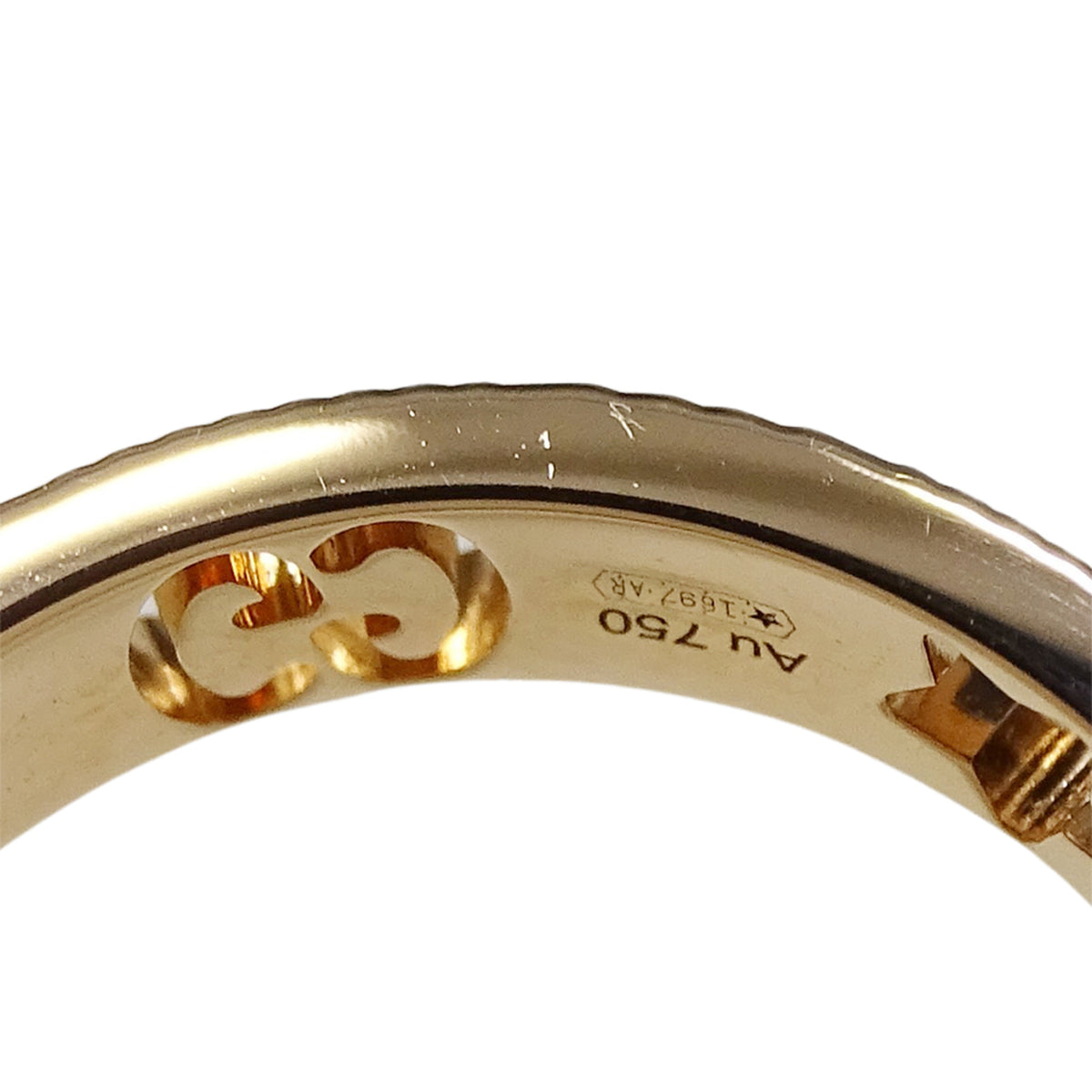 Gucci Pink Gold Pink Gold (18K) Band Ring (Pre-Owned)