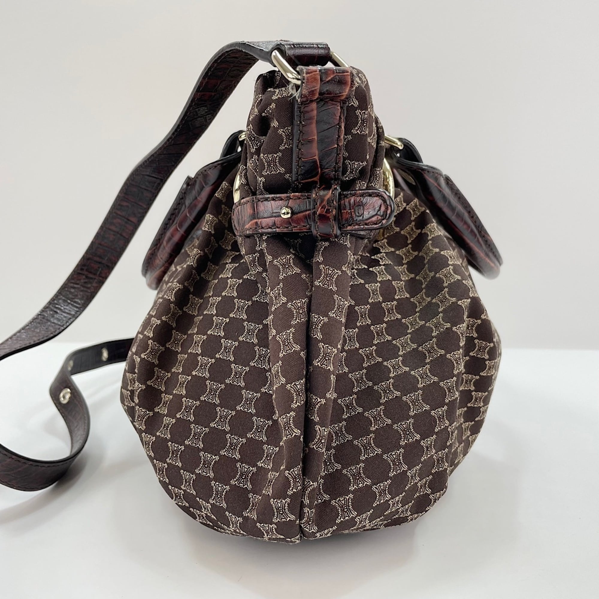 Celine Macadam Brown Handbag (Pre-Owned)