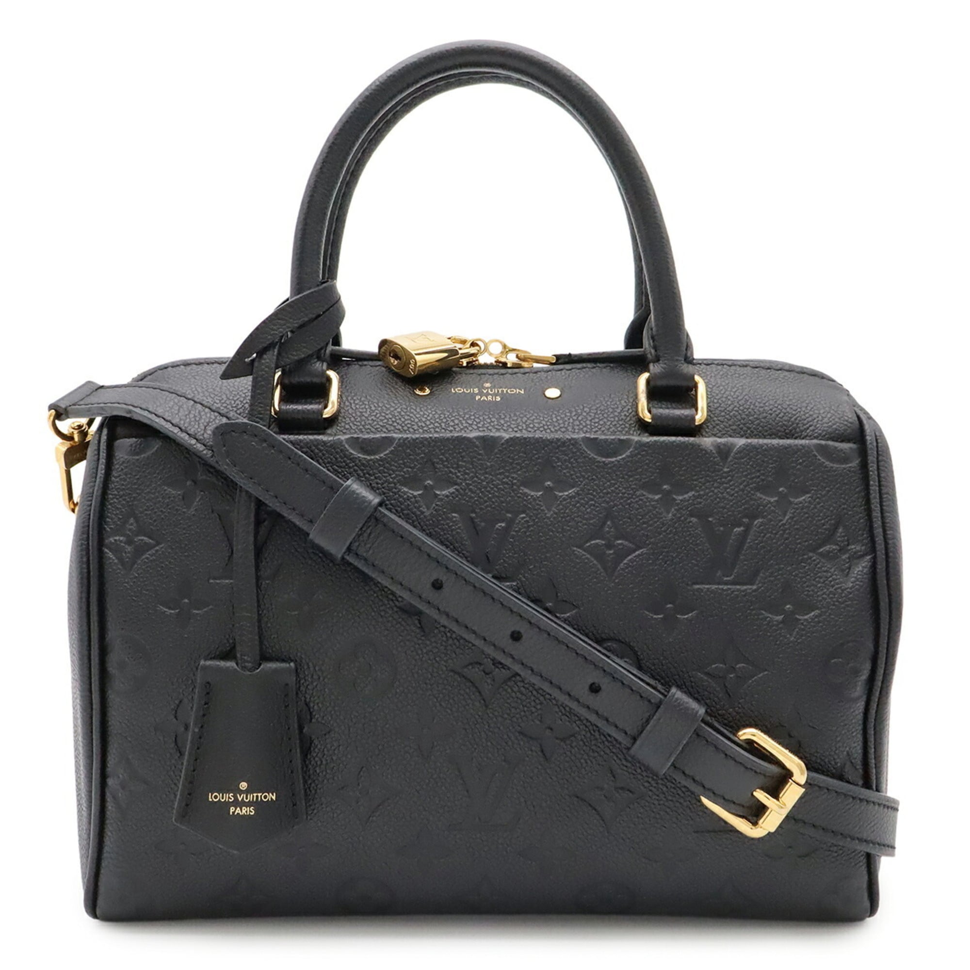 Louis Vuitton Noir Monogram Empreinte Leather Handbag Shoulder Bag (Pre-Owned)