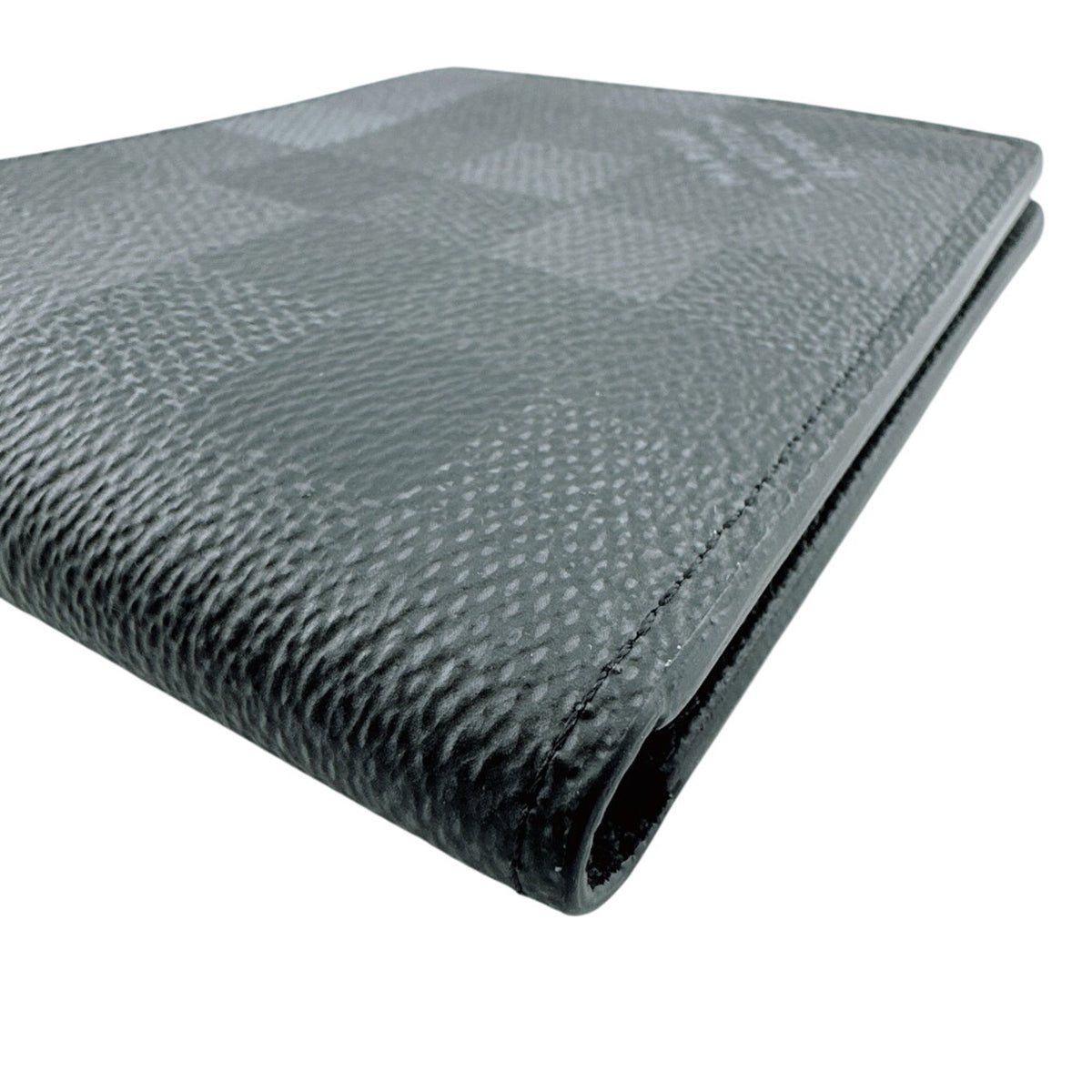 Louis Vuitton Black Damier Canvas Wallet (Bi-Fold) (Pre-Owned)