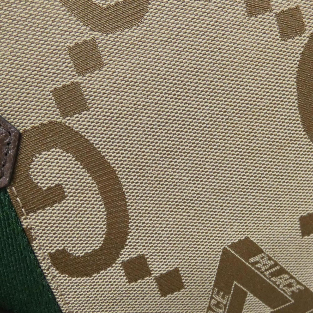 Gucci Gg Canvas Brown Camel Gg Canvas Handbag (Pre-Owned)