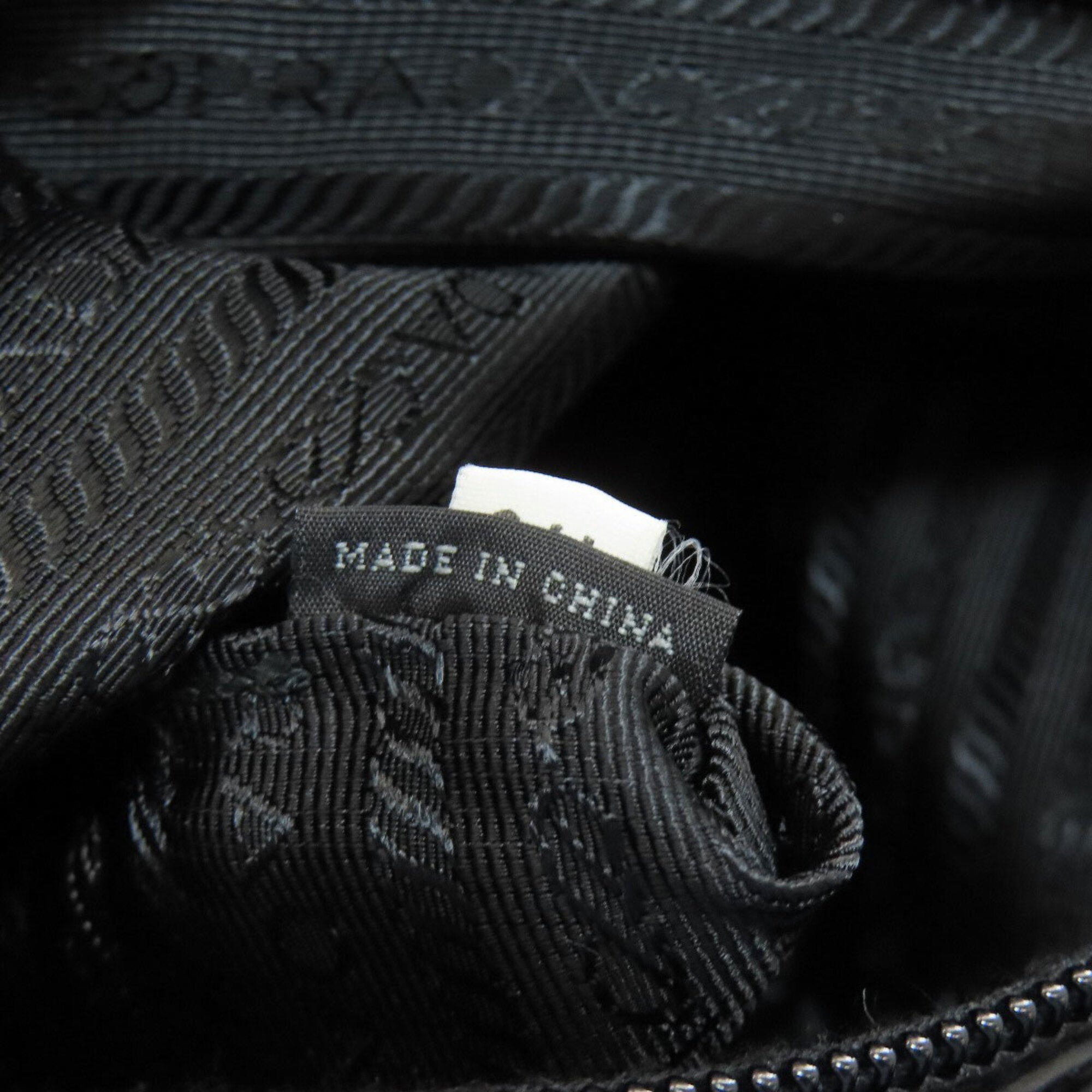 Prada Black Cotton Canvas Handbag (Pre-Owned)