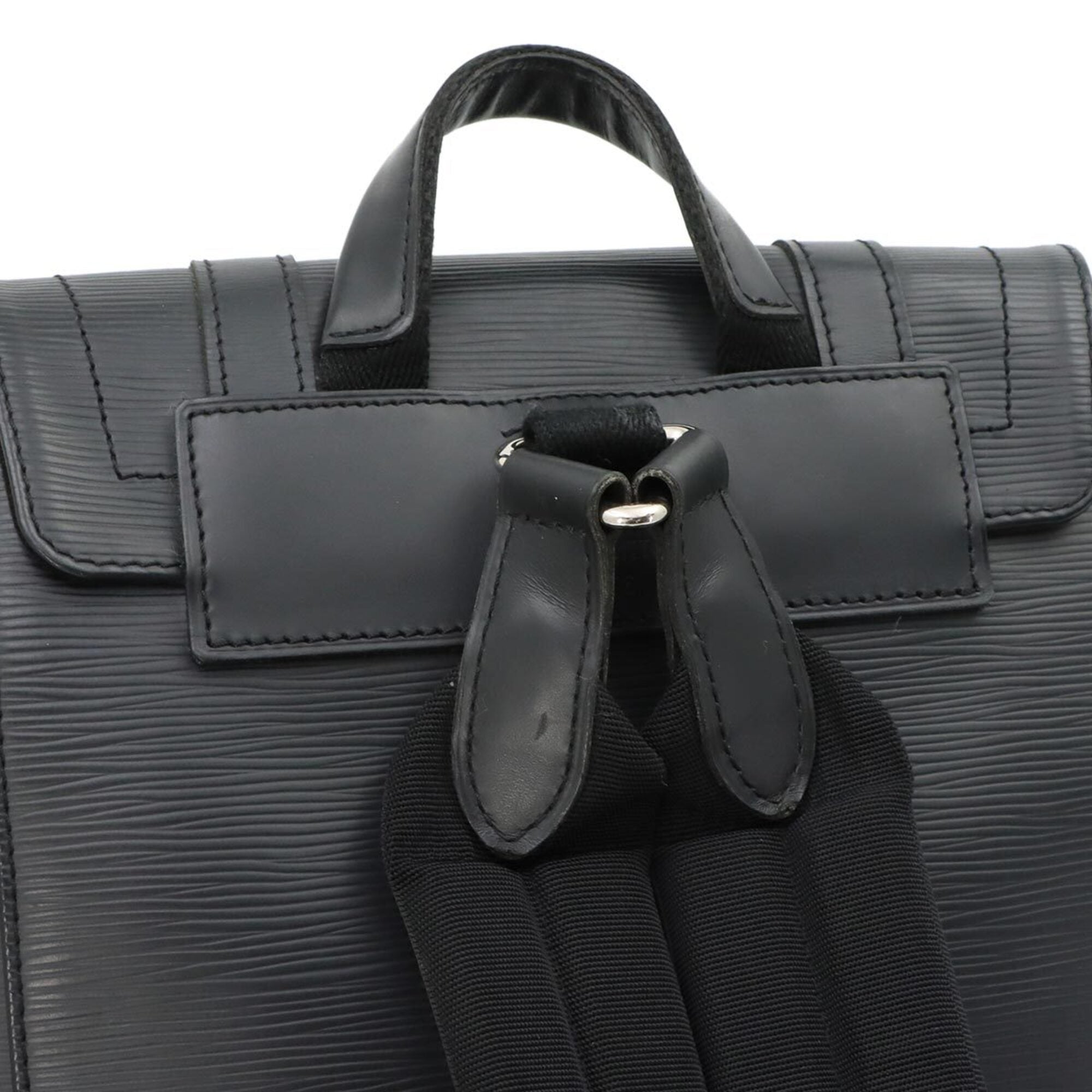 Louis Vuitton Noir Epi Leather Backpack (Pre-Owned)