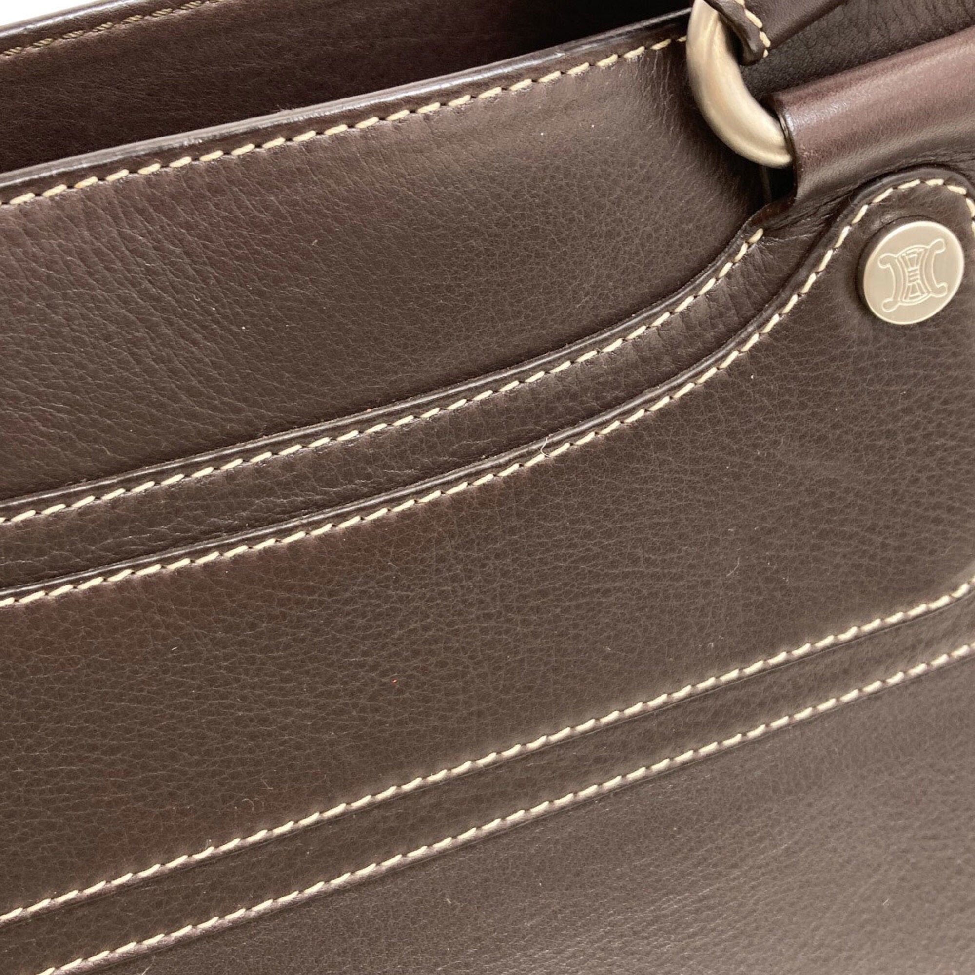 Celine Brown Leather Handbag (Pre-Owned)