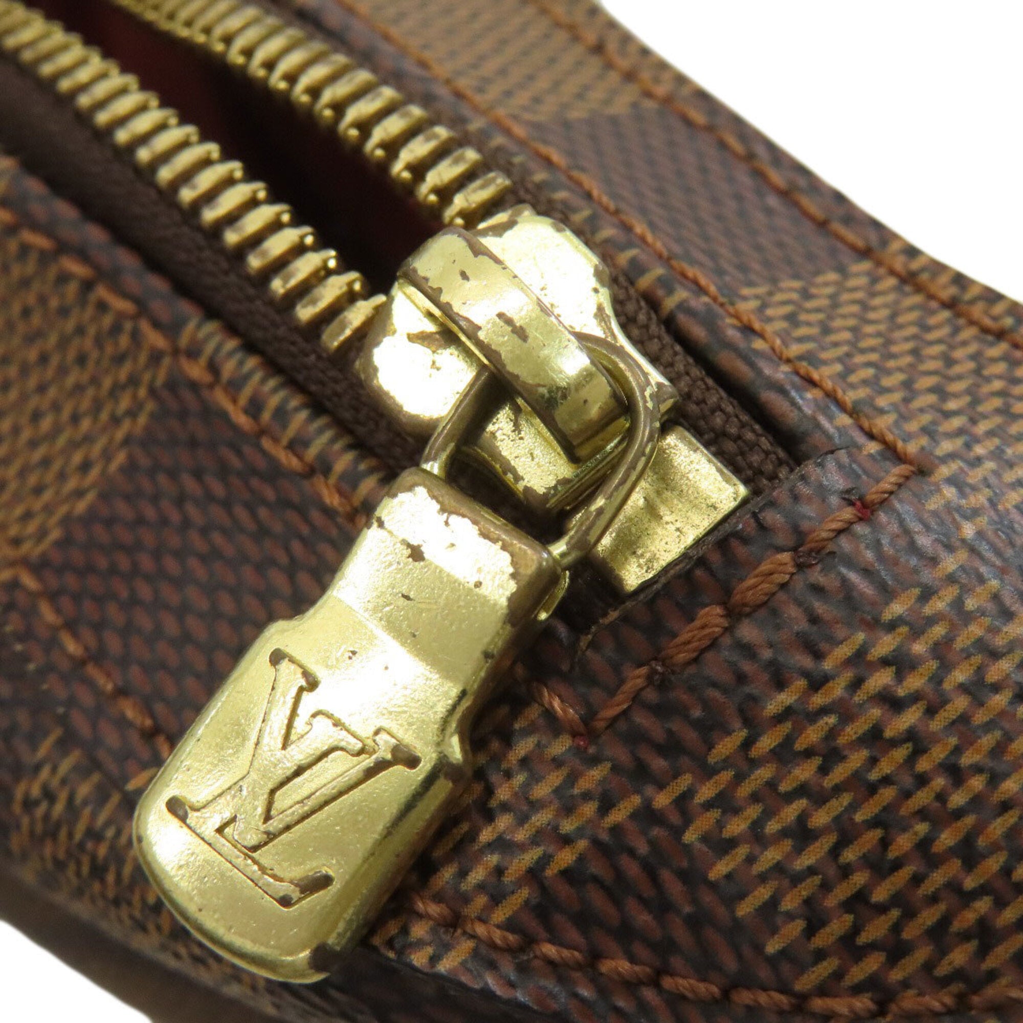 Louis Vuitton Damier Canvas Ebene Damier Canvas Sling Bag (Pre-Owned)