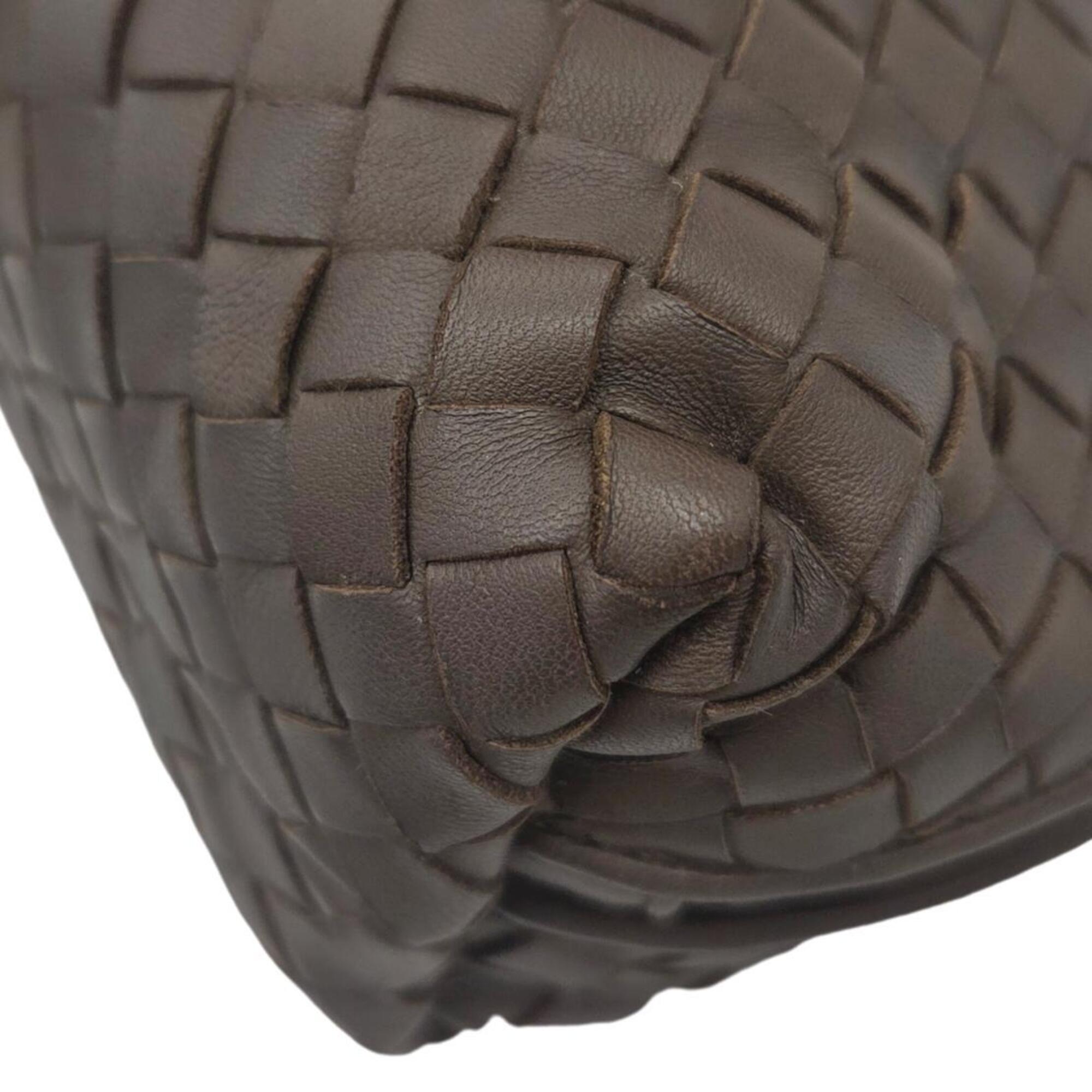 Bottega Veneta Brown Leather Pouch (Pre-Owned)