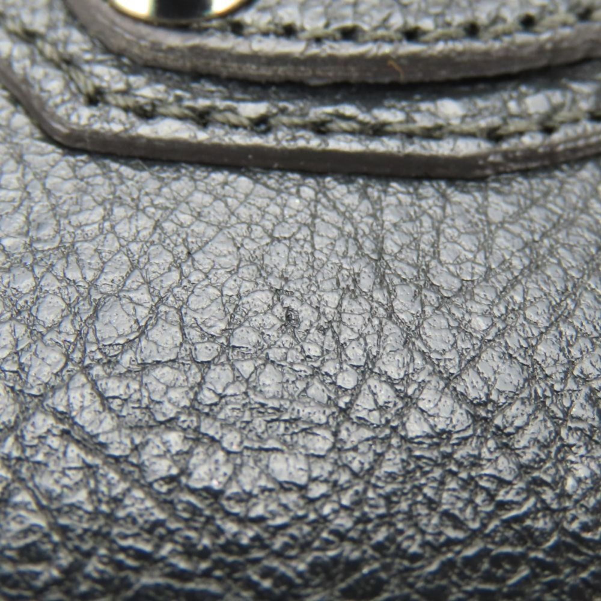 Balenciaga Gray Leather Wallet (Tri-Fold) (Pre-Owned)