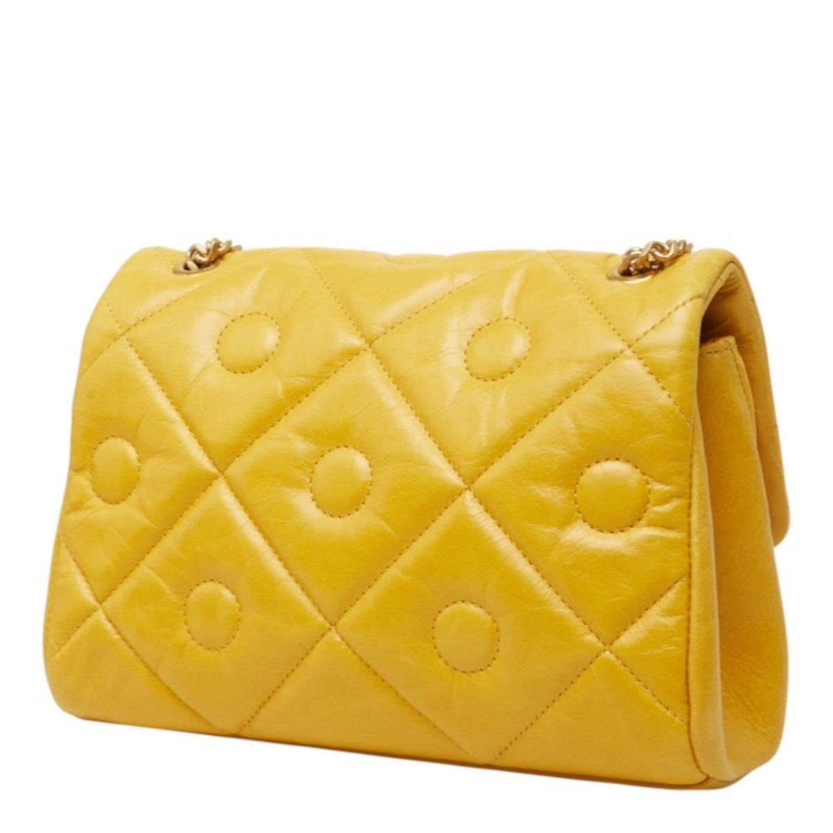 Tod's Yellow Leather Shoulder Bag (Pre-Owned)