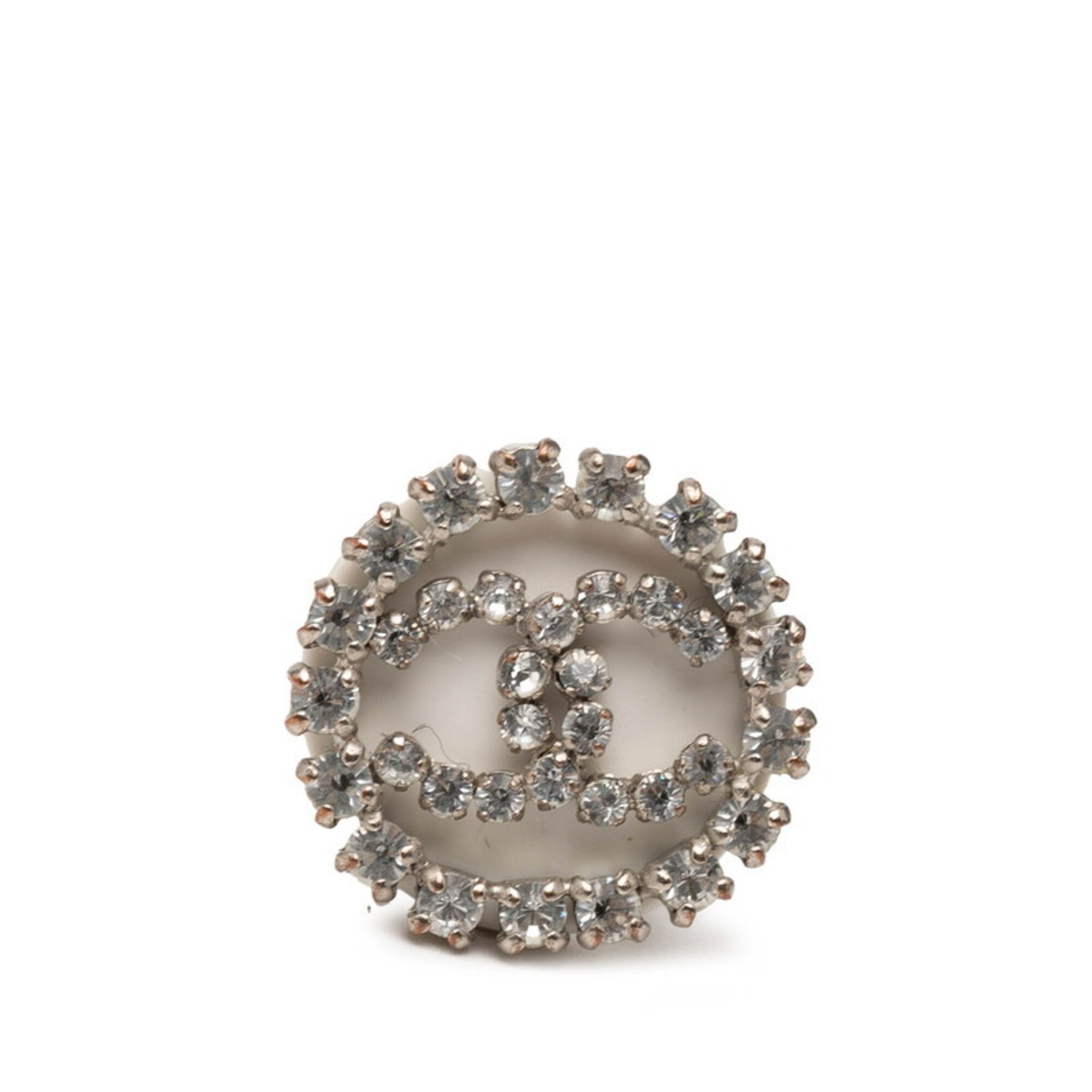 Chanel Silver Metal Band Ring (Pre-Owned)
