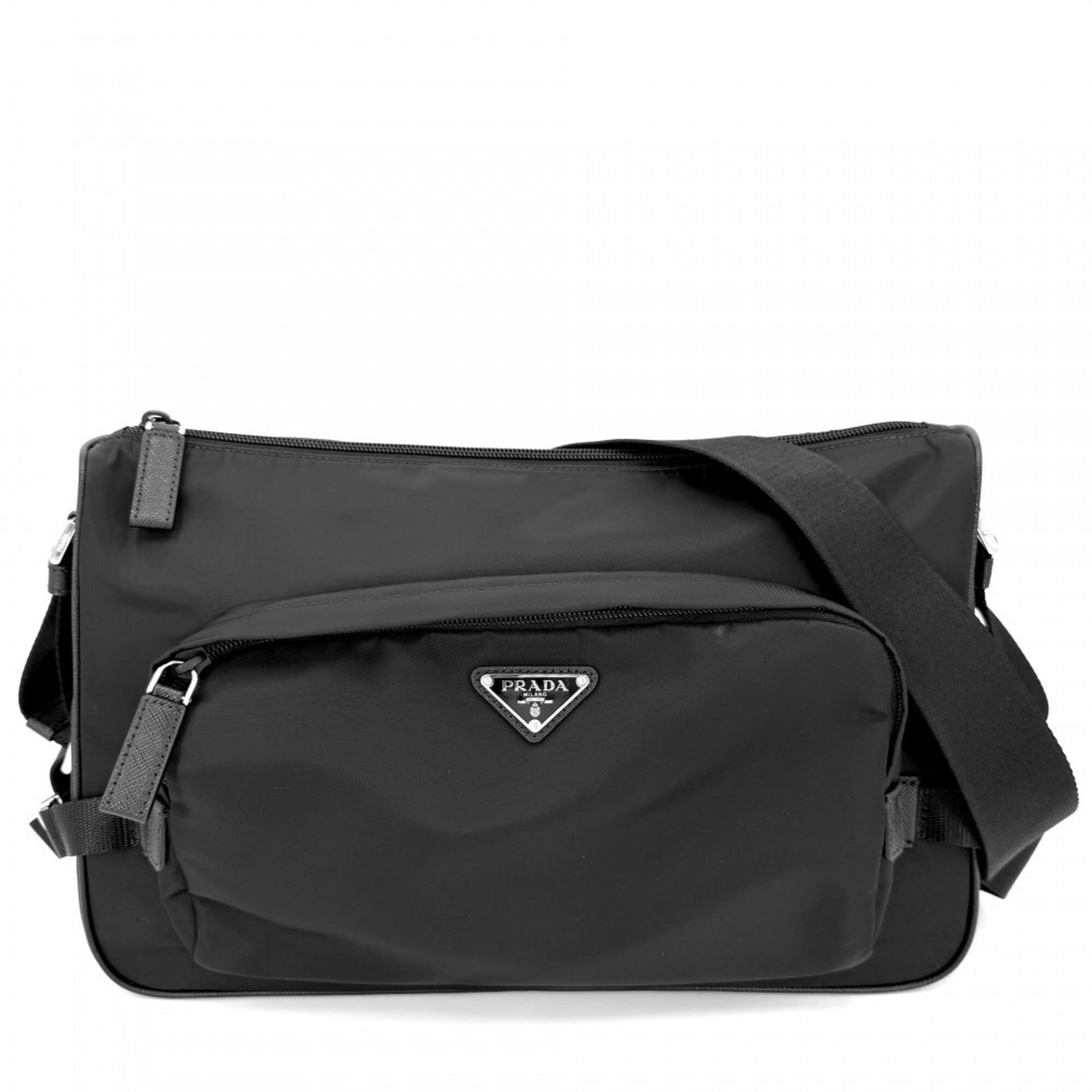 Prada Black Nylon Shoulder Bag (Pre-Owned)