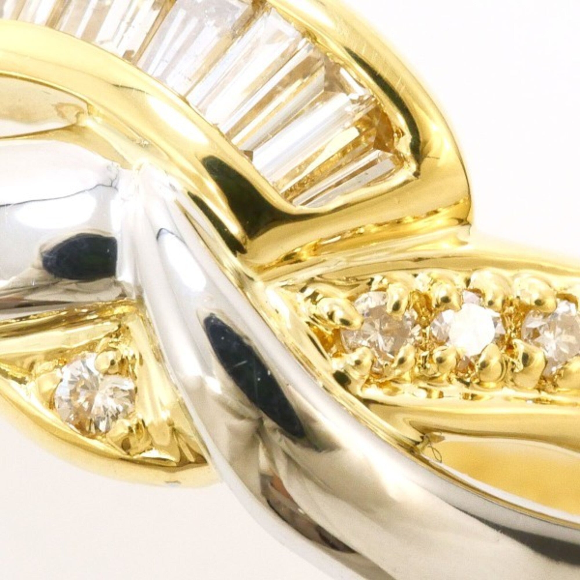 Unbranded Yellow Gold Yellow Gold (18K) Platinum 850 Band Ring (Pre-Owned)