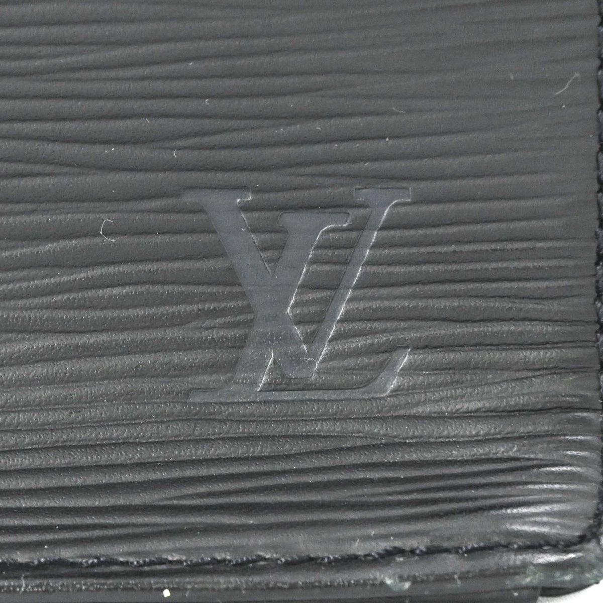 Louis Vuitton Epi Black Epi Leather Handbag Tote Bag (Pre-Owned)